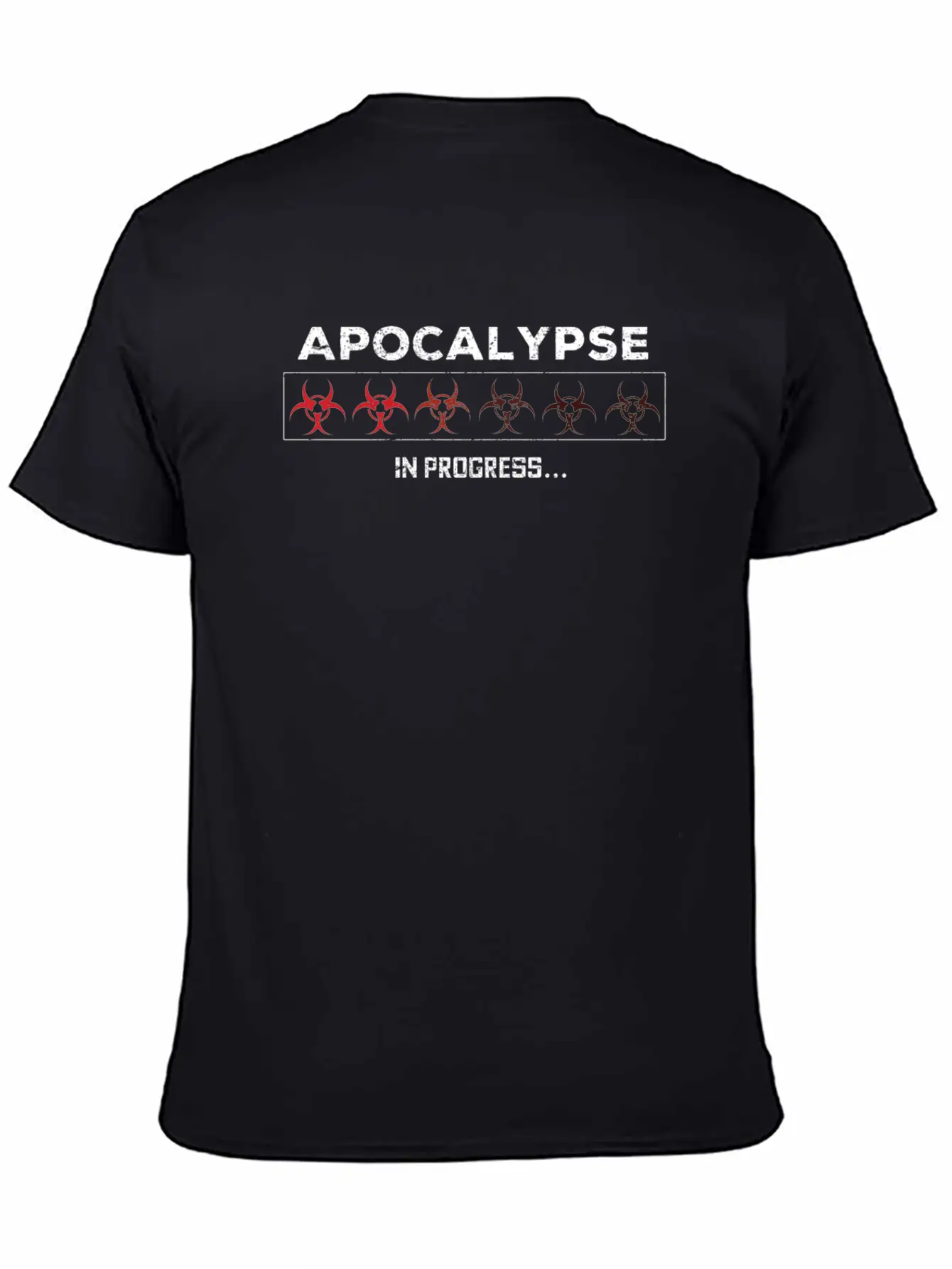 Apocalypse In Progress Lightweight Cotton T-Shirt – Daily Comfort Graphic Shirt
