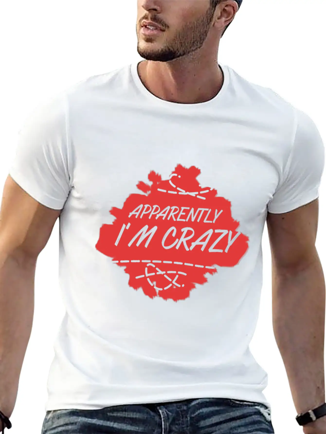 Apparently I'm Crazy - Crazy Unisex Casual T-Shirt – Clean Design For Daily Comfort
