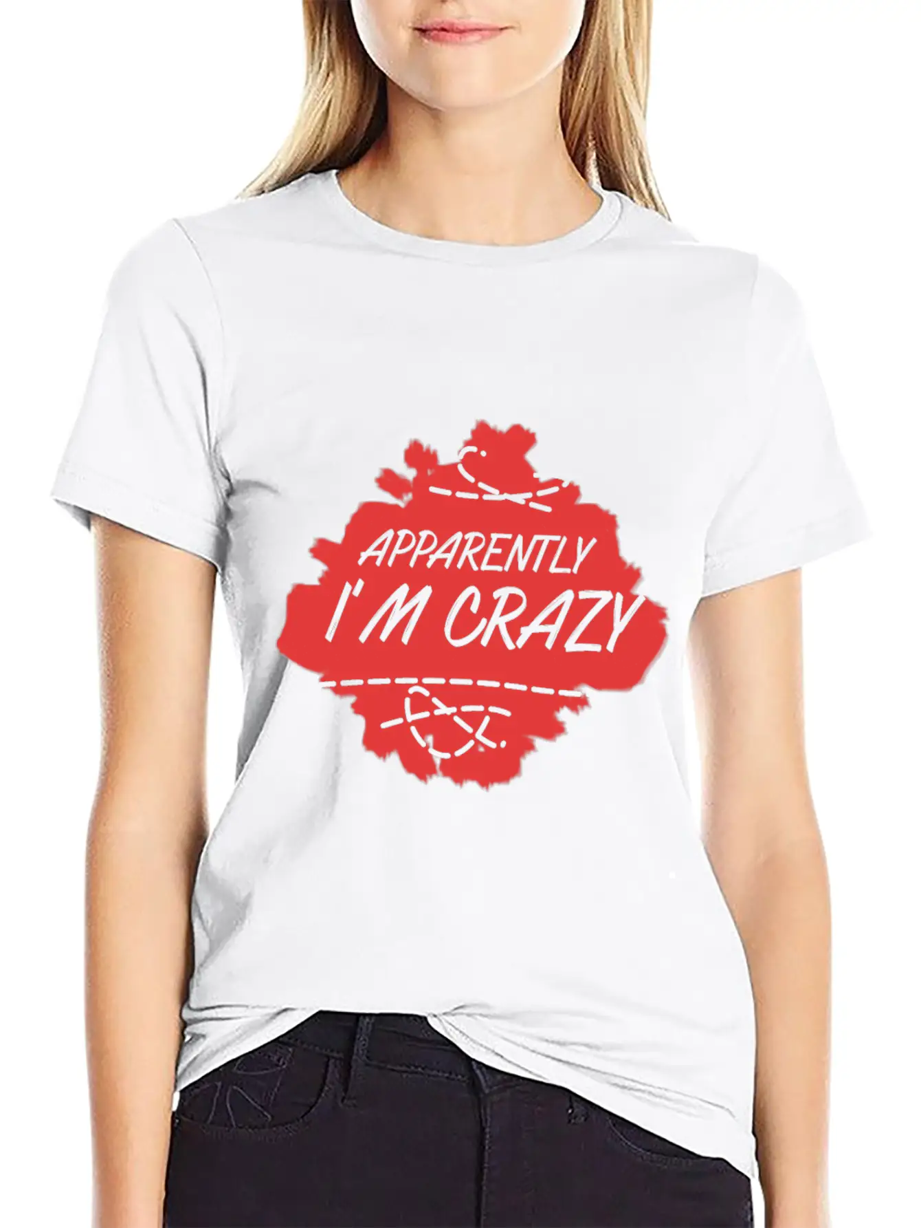 Apparently I'm Crazy - Crazy Unisex Casual T-Shirt – Clean Design For Daily Comfort