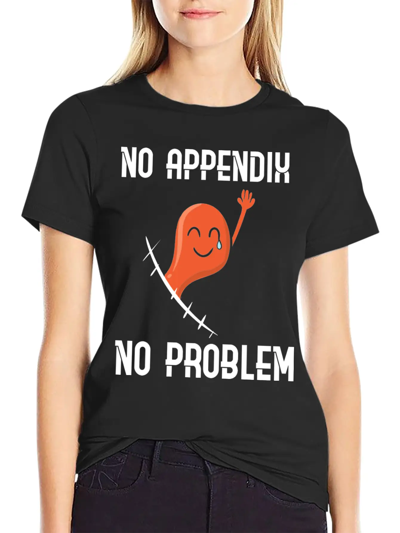 Appendix Removal Surgery Sympathy Soft Cotton Short Sleeve Tee – Unisex Wardrobe Staple