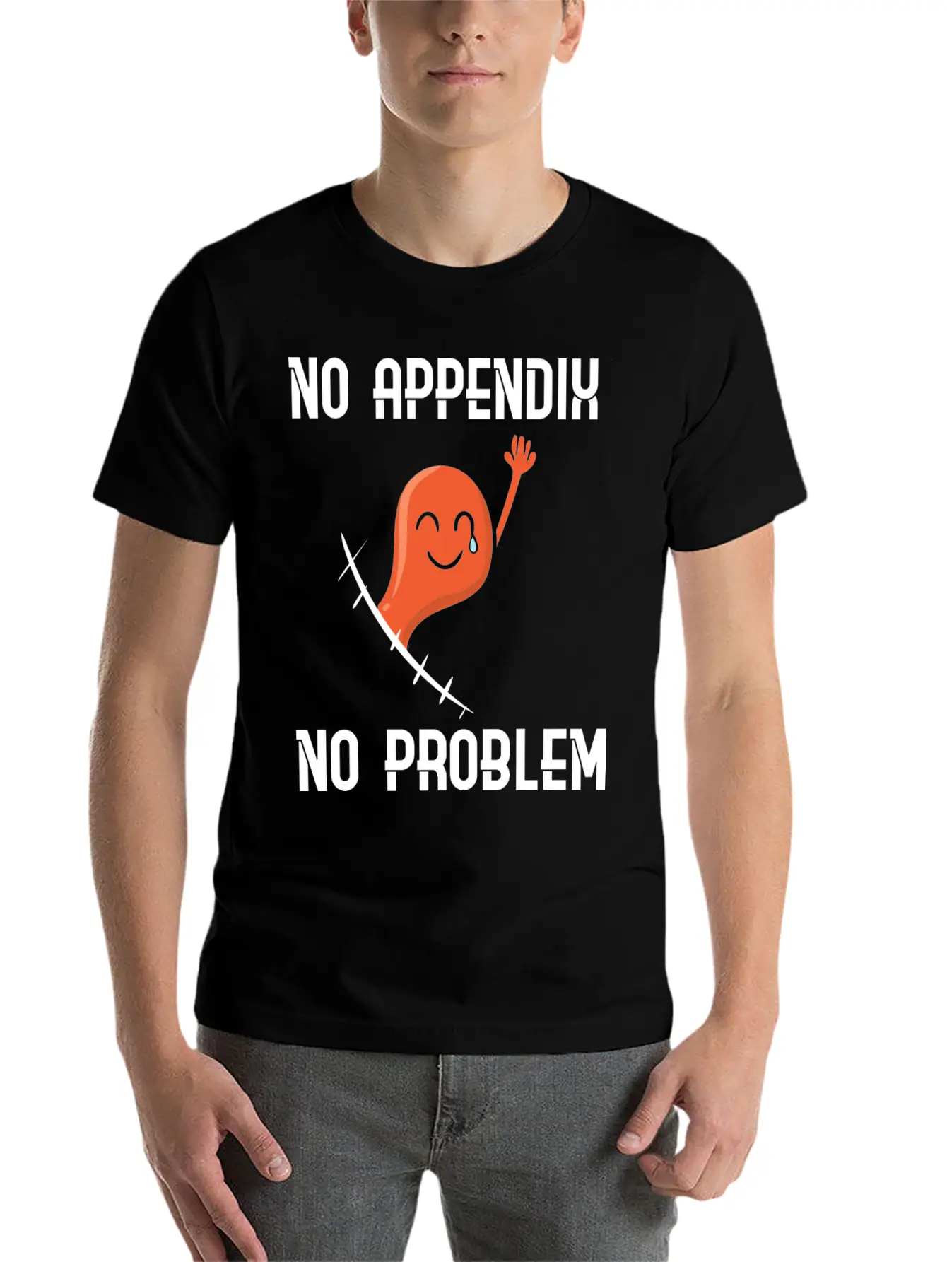 Appendix Removal Surgery Sympathy Soft Cotton Short Sleeve Tee – Unisex Wardrobe Staple