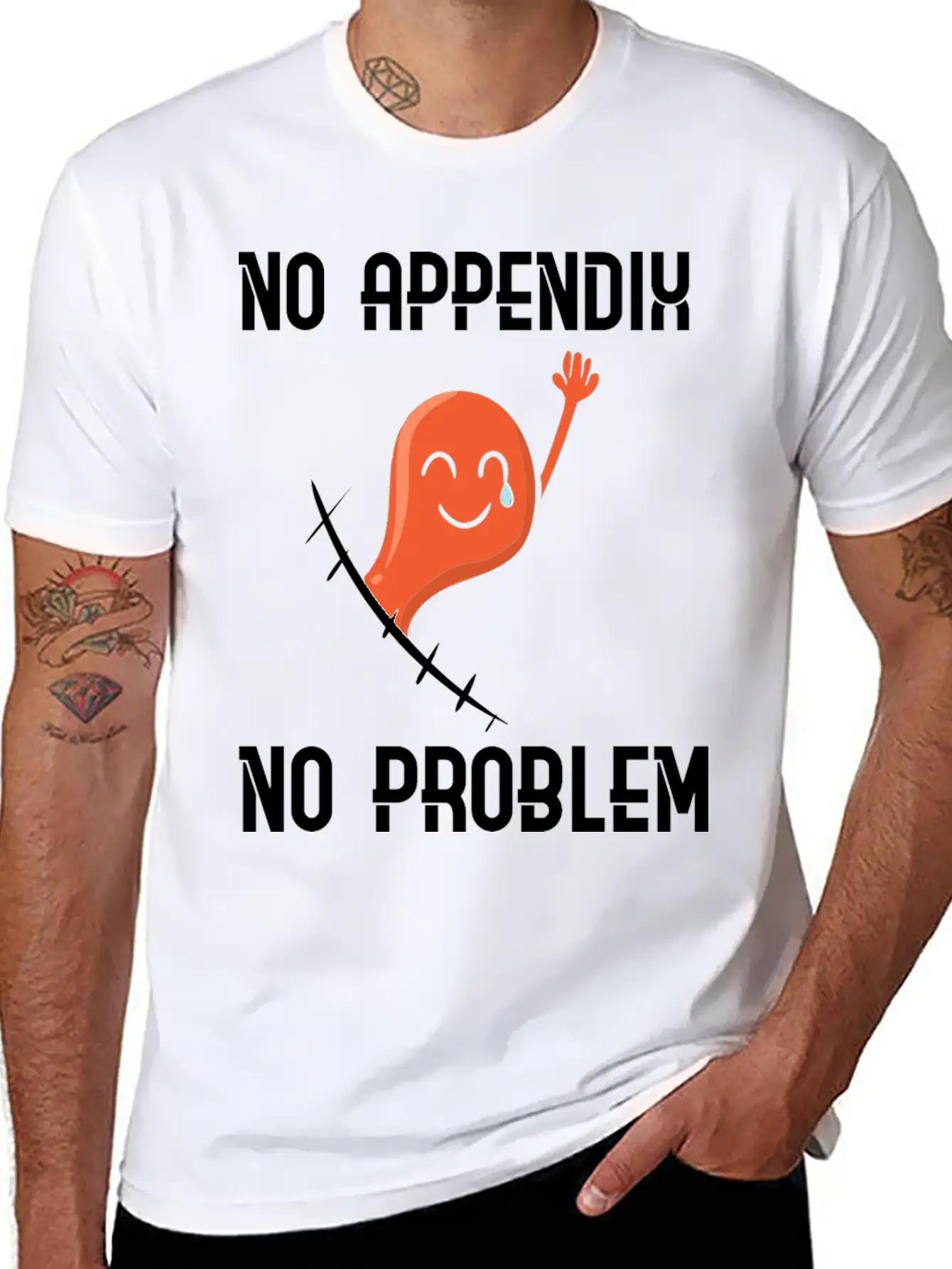 Appendix Removal Surgery Sympathy Soft Cotton Short Sleeve Tee – Unisex Wardrobe Staple