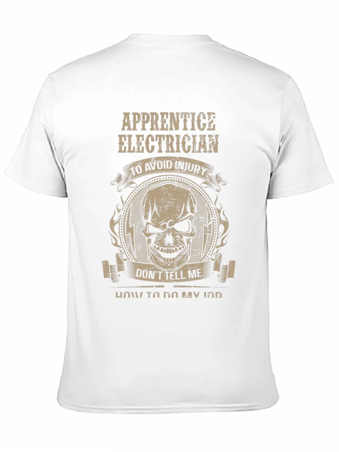 Apprentice Electrician - Avoiding Injury Classic Fit Graphic Tee For Daily Comfort – Unisex Cotton Shirt