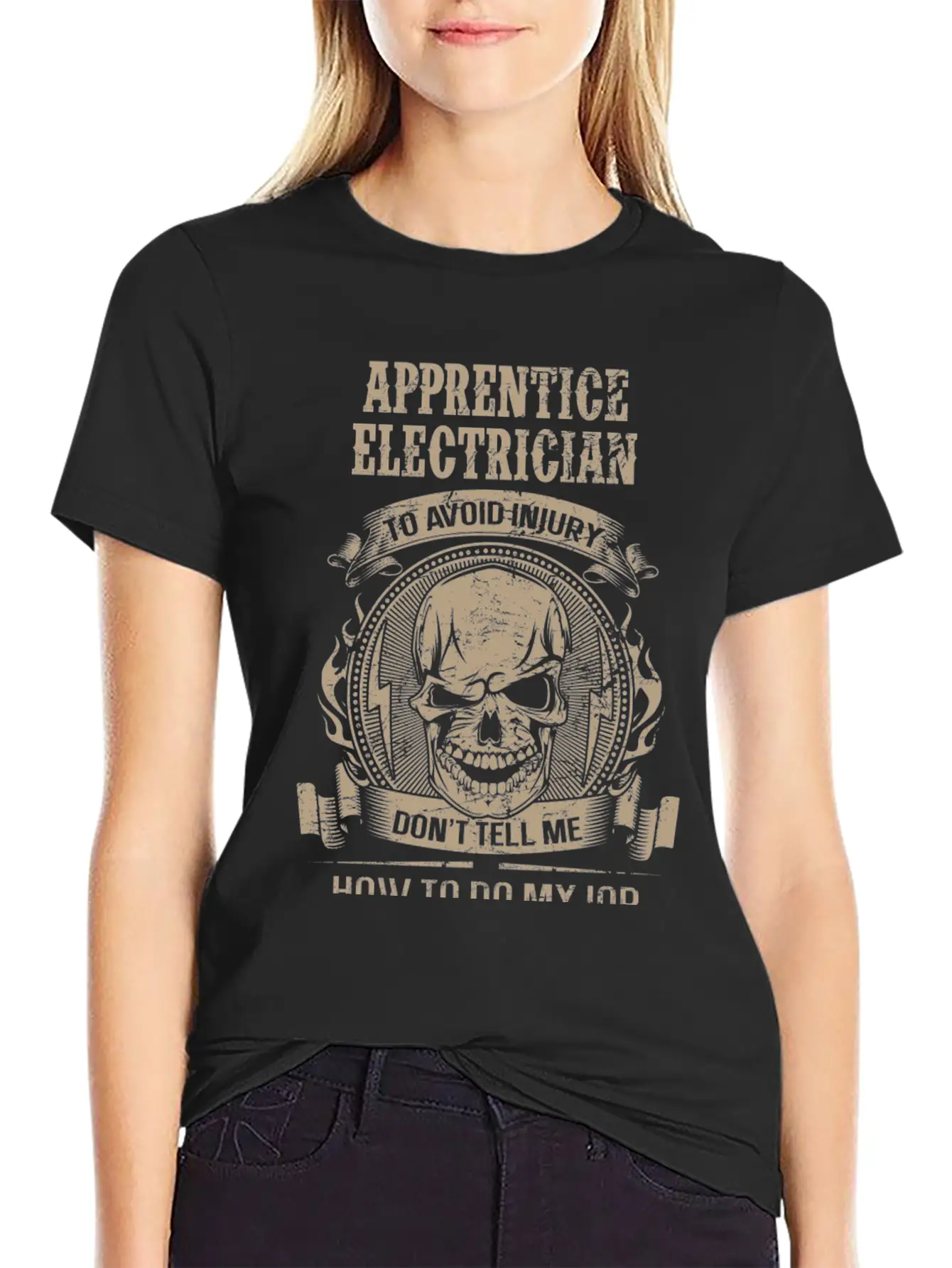 Apprentice Electrician - Avoiding Injury Classic Fit Graphic Tee For Daily Comfort – Unisex Cotton Shirt