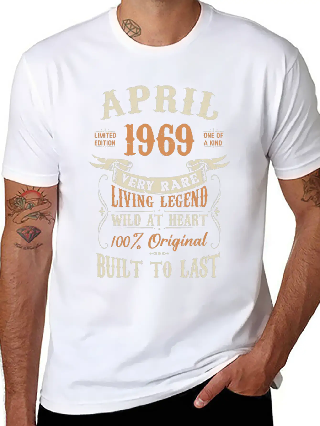 April 1969 Birthday Surprise Unisex Casual T-Shirt – Clean Design For Daily Comfort