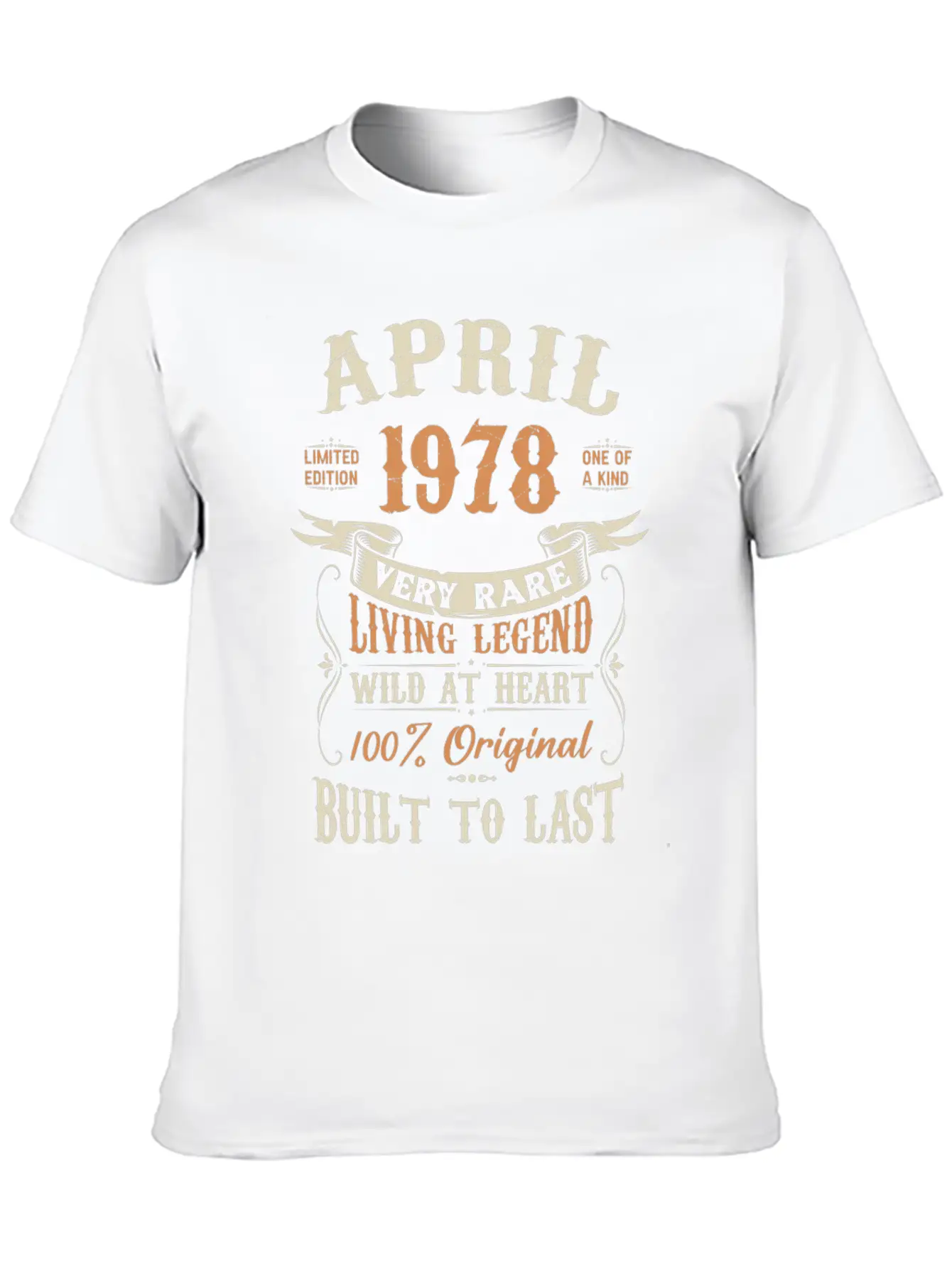 April 1978 Birthday Surprise Lightweight Cotton T-Shirt – Daily Comfort Graphic Shirt
