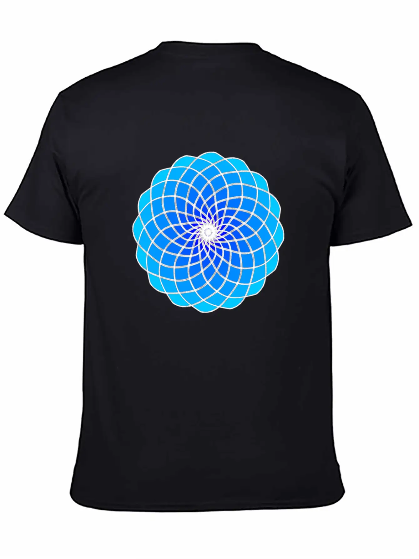 Aqua Mandala Unisex Casual T-Shirt – Clean Design For Daily Comfort