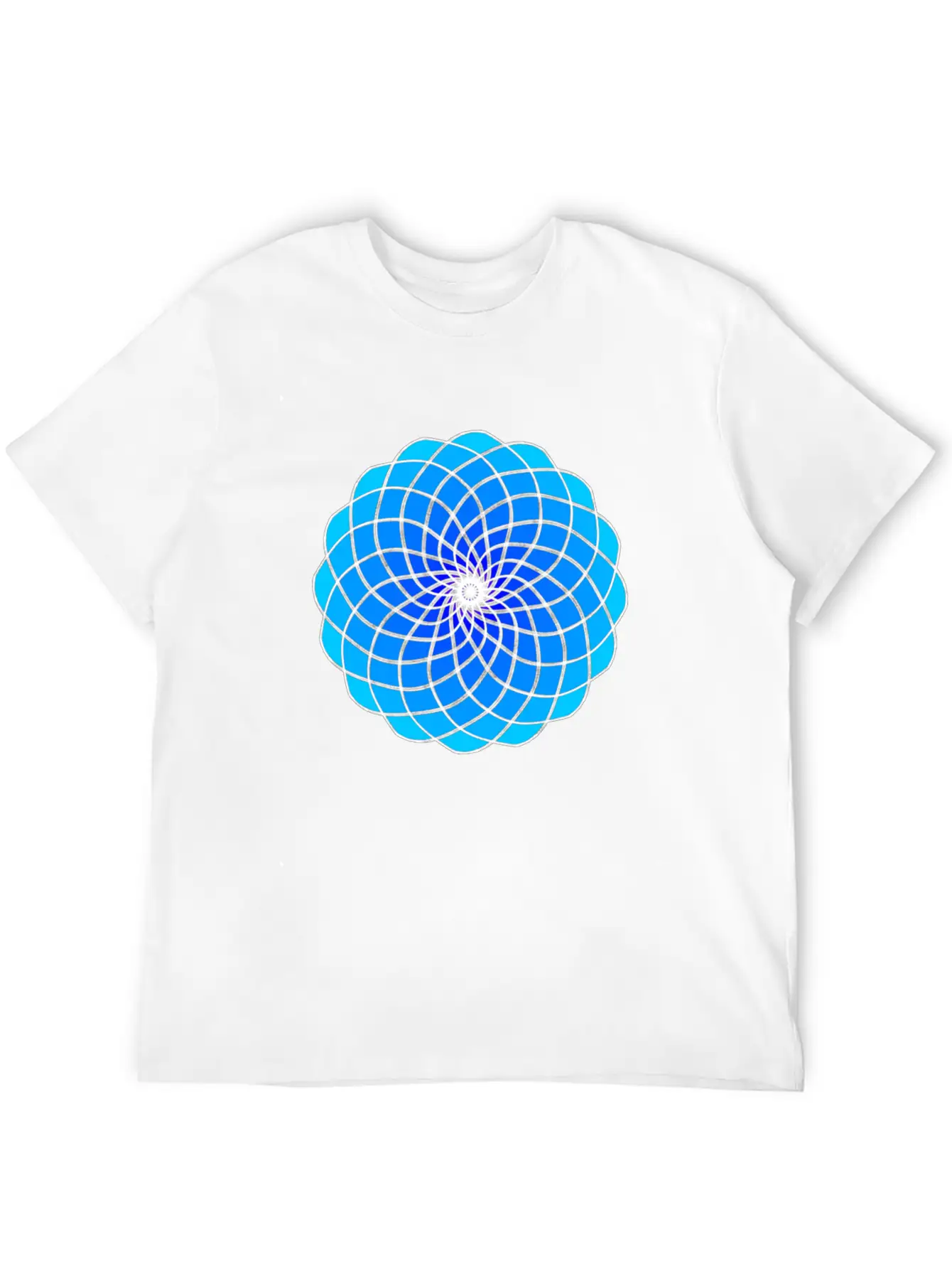 Aqua Mandala Unisex Casual T-Shirt – Clean Design For Daily Comfort