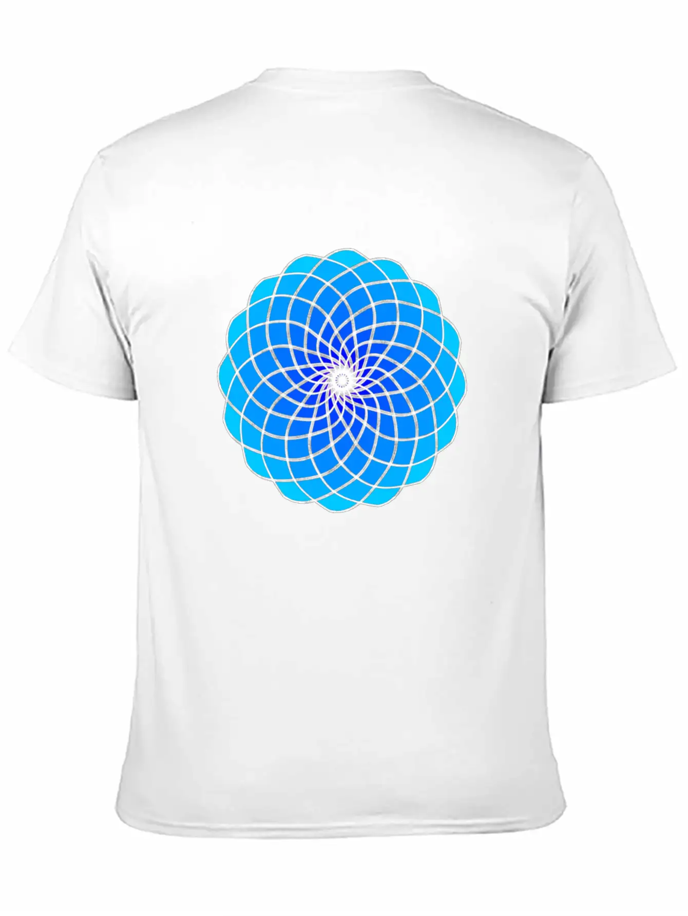 Aqua Mandala Unisex Casual T-Shirt – Clean Design For Daily Comfort