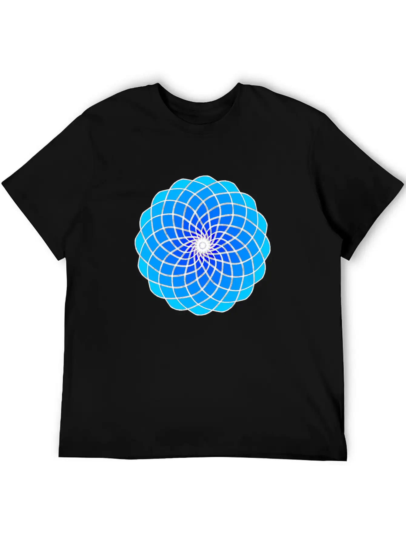 Aqua Mandala Unisex Casual T-Shirt – Clean Design For Daily Comfort