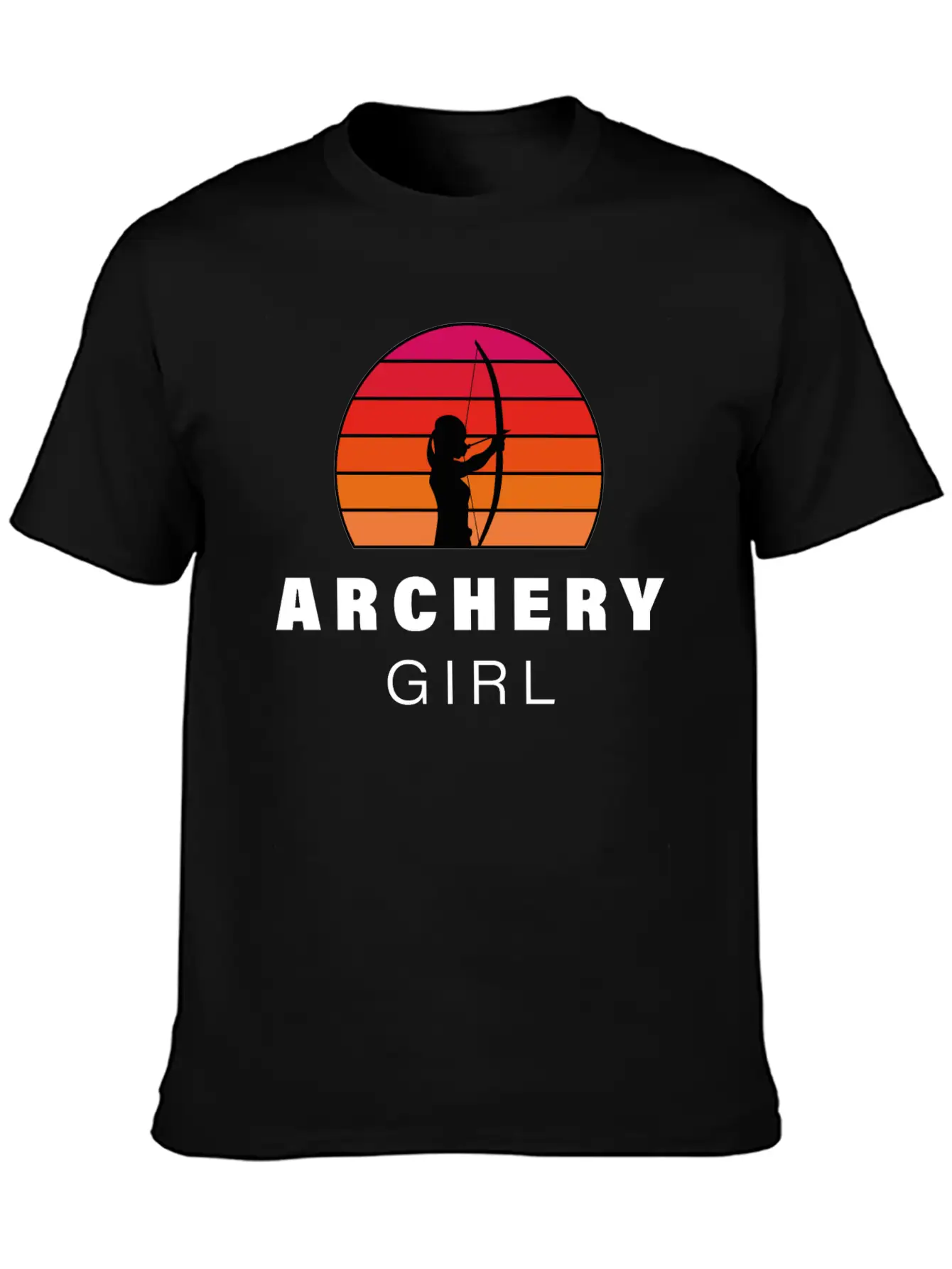 Archer Motif Silhouette Unisex Casual T-Shirt – Clean Design For Daily Comfort