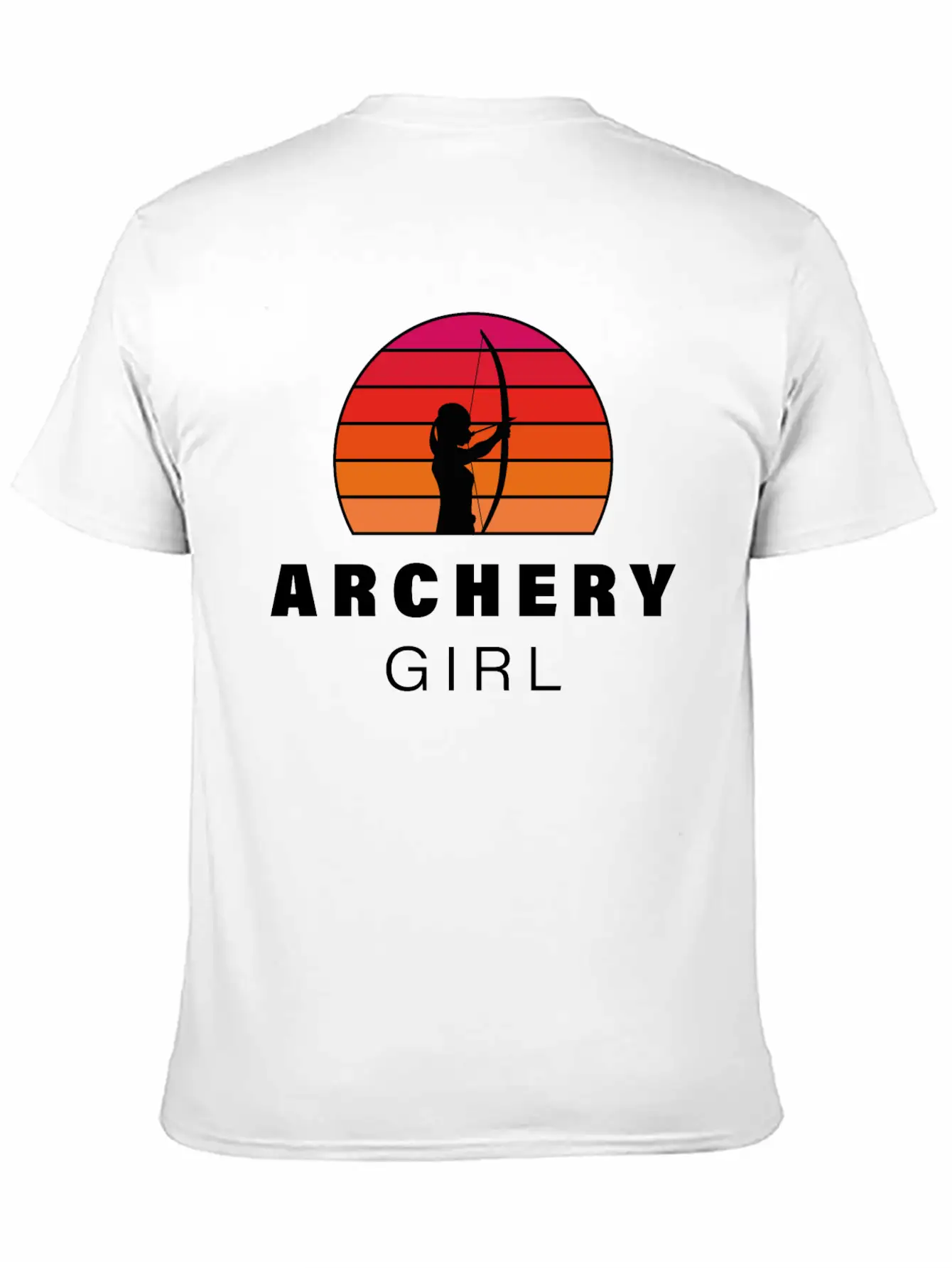 Archer Motif Silhouette Unisex Casual T-Shirt – Clean Design For Daily Comfort
