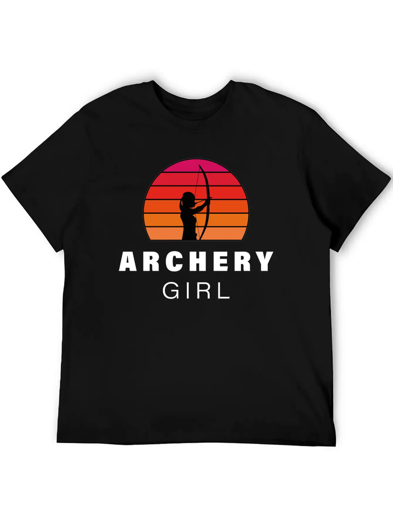 Archer Motif Silhouette Unisex Casual T-Shirt – Clean Design For Daily Comfort