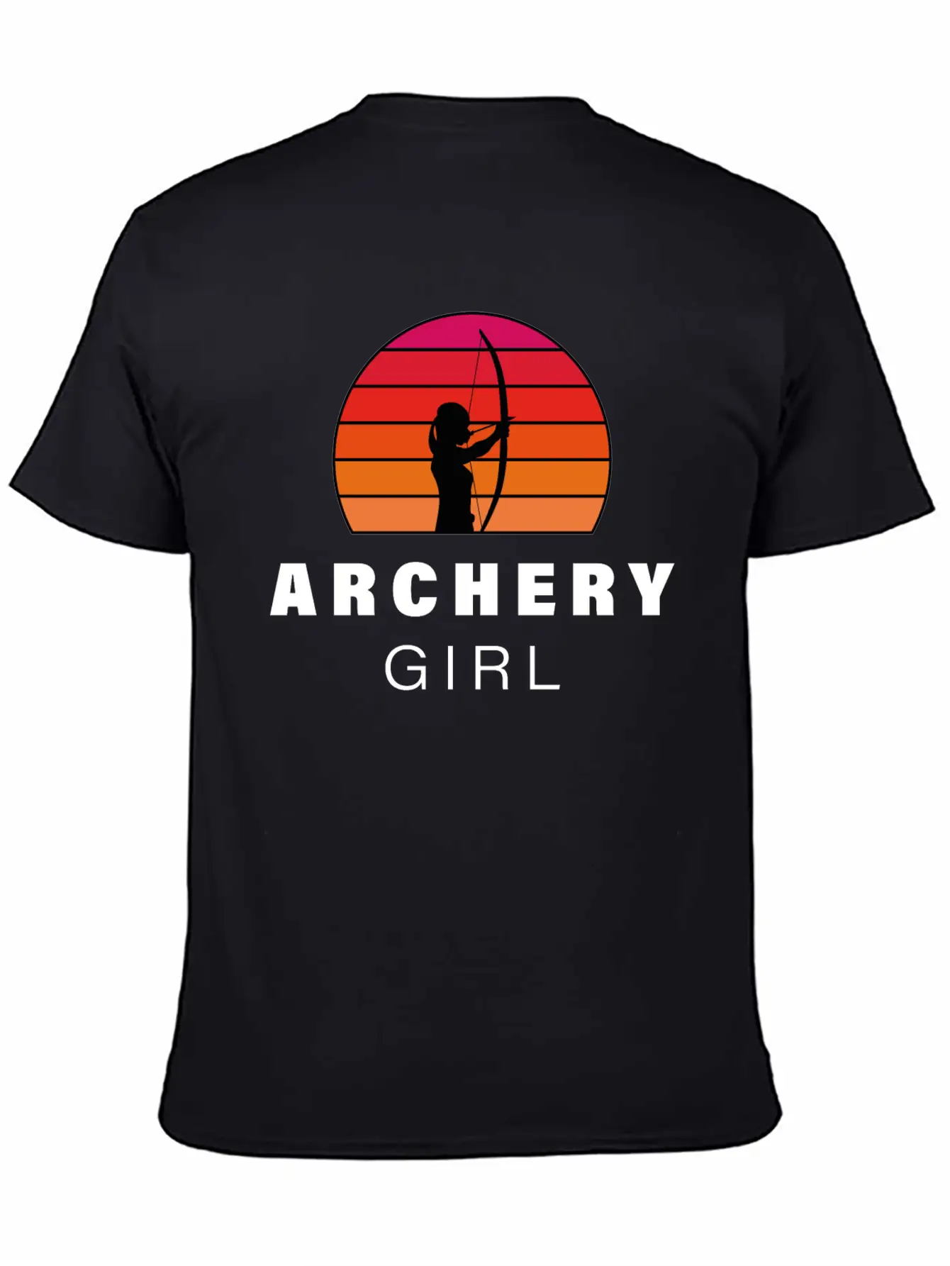 Archer Motif Silhouette Unisex Casual T-Shirt – Clean Design For Daily Comfort