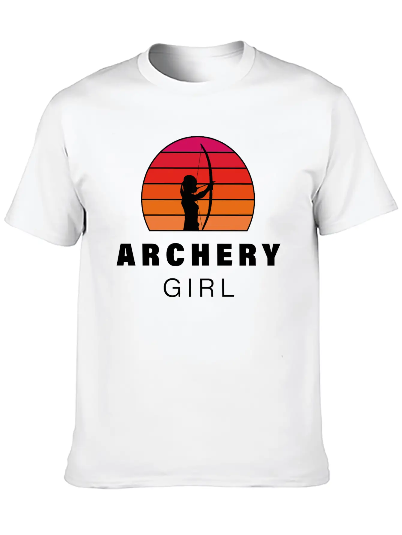 Archer Motif Silhouette Unisex Casual T-Shirt – Clean Design For Daily Comfort