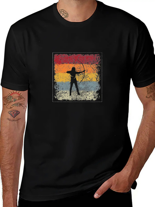 Archer Retro Modern Fit Casual T-Shirt – Clean And Versatile Design
