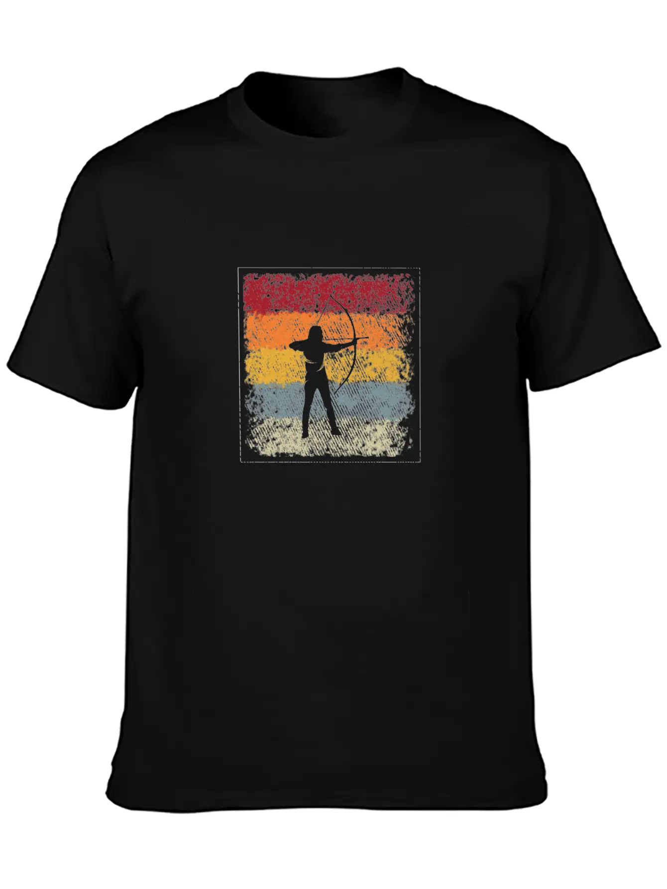 Archer Retro Modern Fit Casual T-Shirt – Clean And Versatile Design