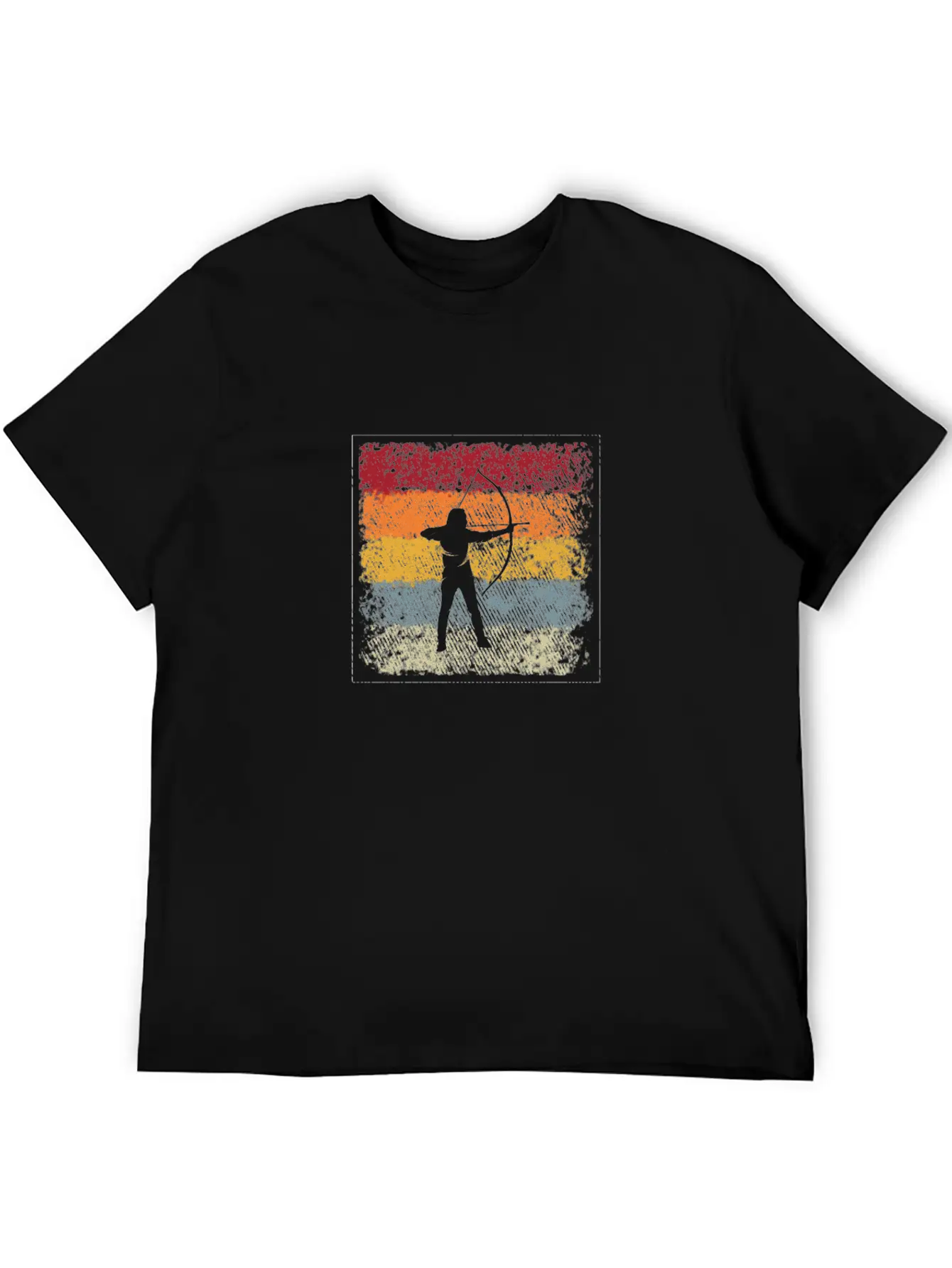 Archer Retro Modern Fit Casual T-Shirt – Clean And Versatile Design