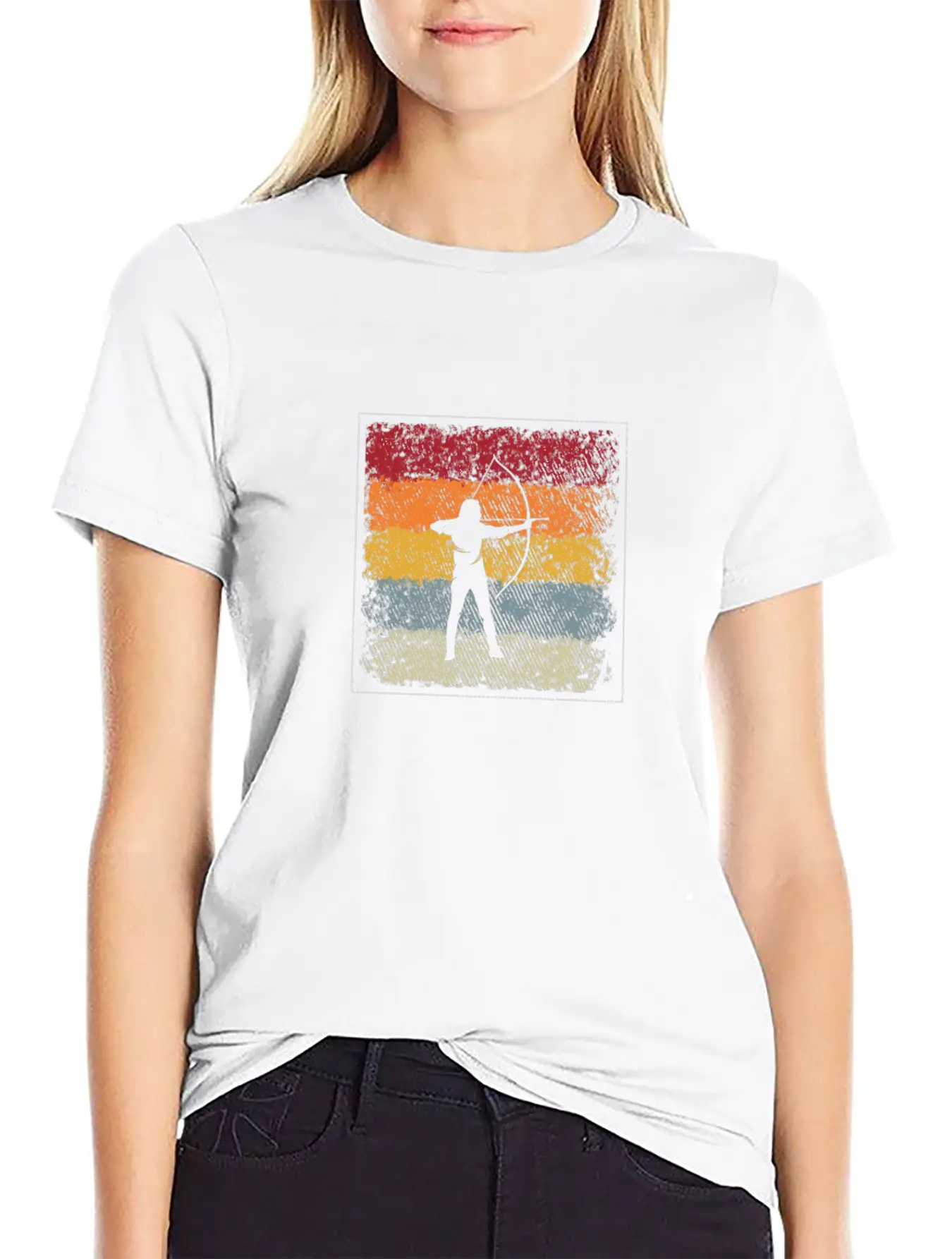 Archer Retro Modern Fit Casual T-Shirt – Clean And Versatile Design