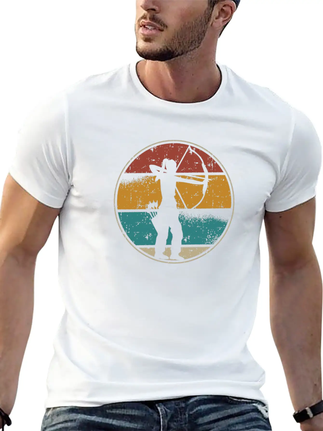Archer Woman Archery Vintage Lightweight Cotton T-Shirt – Daily Comfort Graphic Shirt