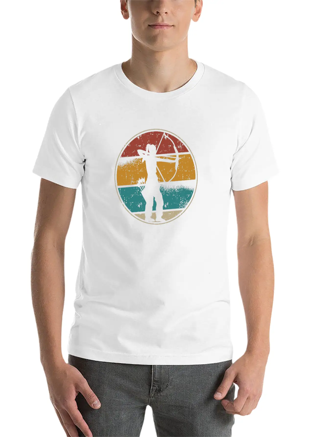 Archer Woman Archery Vintage Lightweight Cotton T-Shirt – Daily Comfort Graphic Shirt