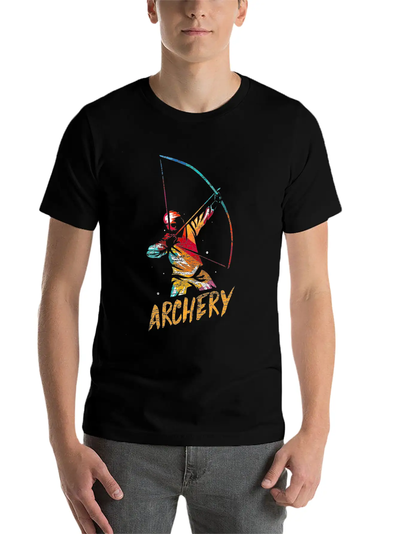 Archery Arc Sports Longbow Bow Gift Soft Cotton Short Sleeve Tee – Unisex Wardrobe Staple