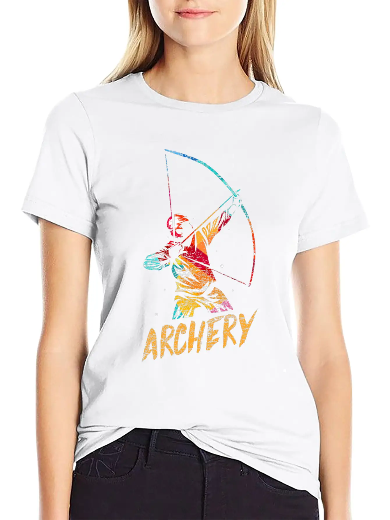 Archery Arc Sports Longbow Bow Gift Soft Cotton Short Sleeve Tee – Unisex Wardrobe Staple