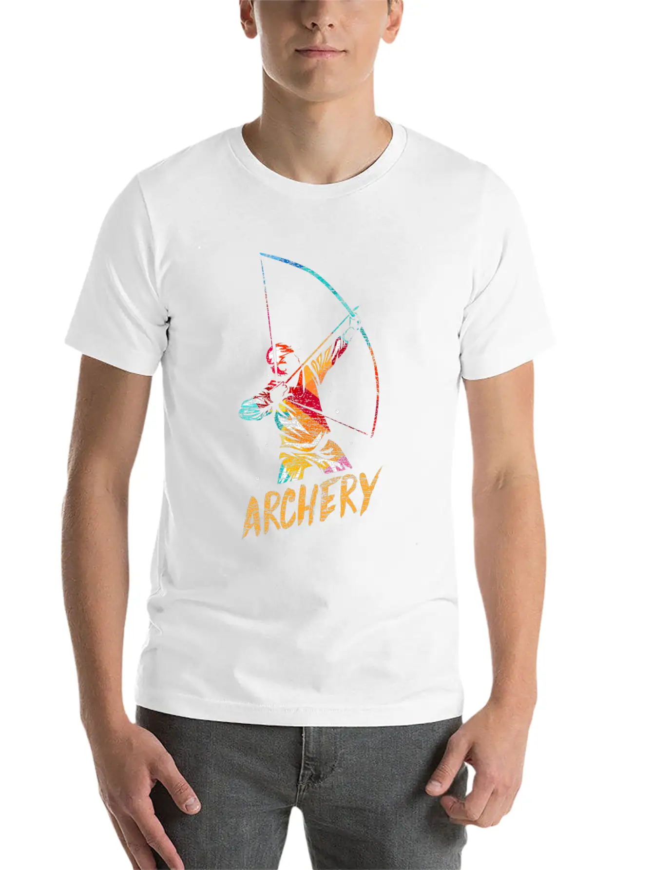 Archery Arc Sports Longbow Bow Gift Soft Cotton Short Sleeve Tee – Unisex Wardrobe Staple