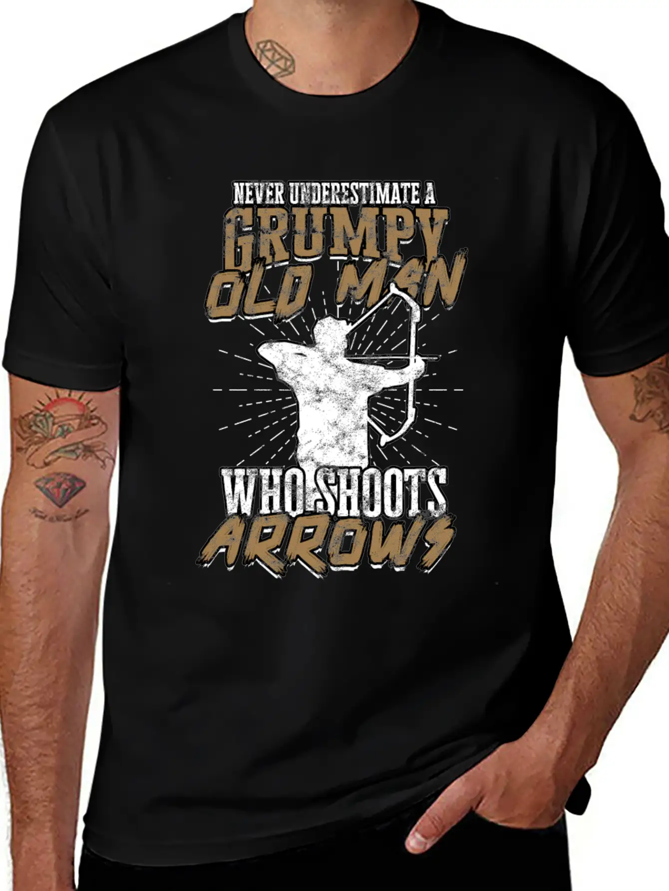 Archery Arrow Hunter Bows Hunting Archer Essential Cotton Tee For Daily Outfits – Unisex Style