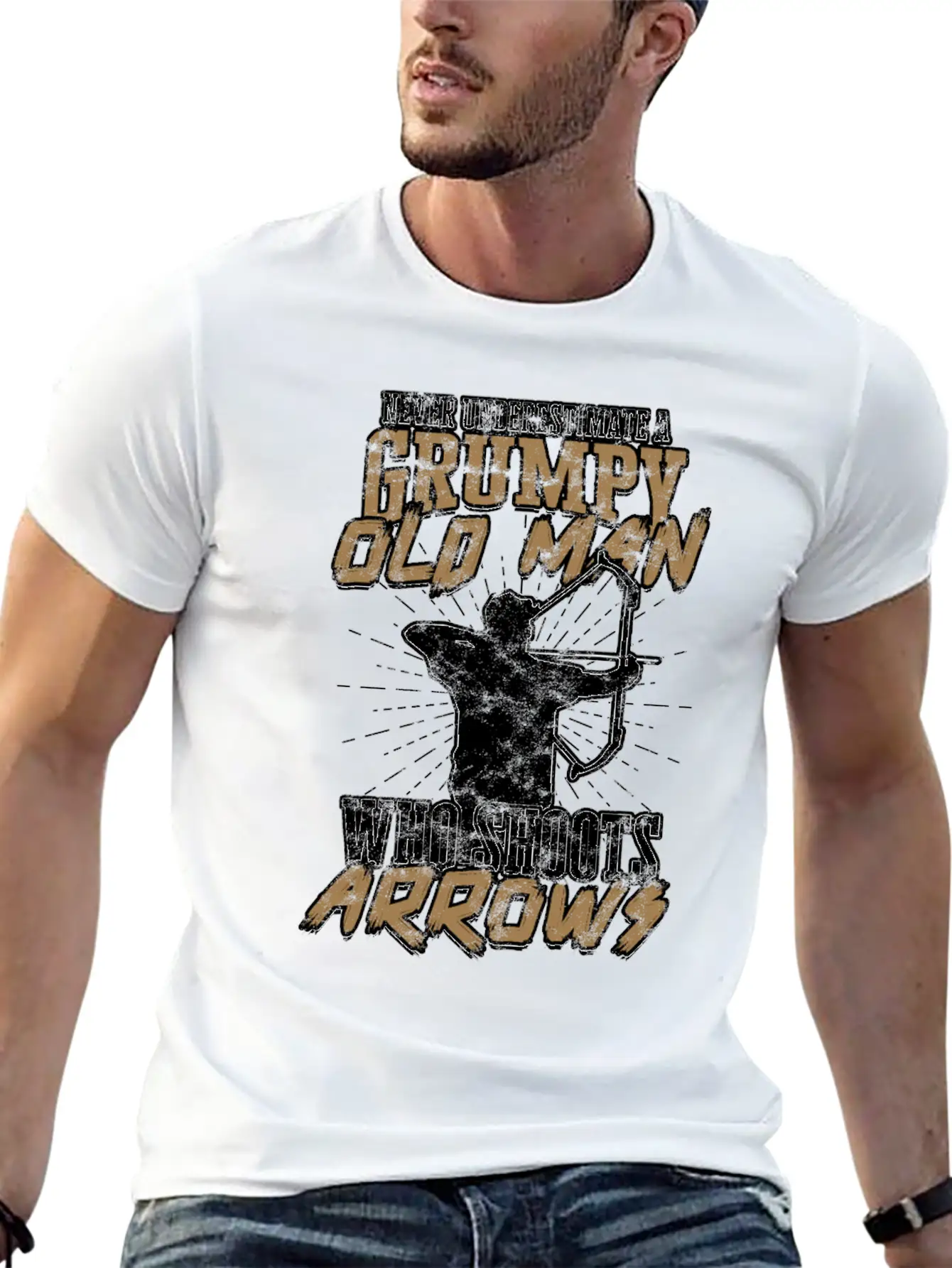 Archery Arrow Hunter Bows Hunting Archer Essential Cotton Tee For Daily Outfits – Unisex Style
