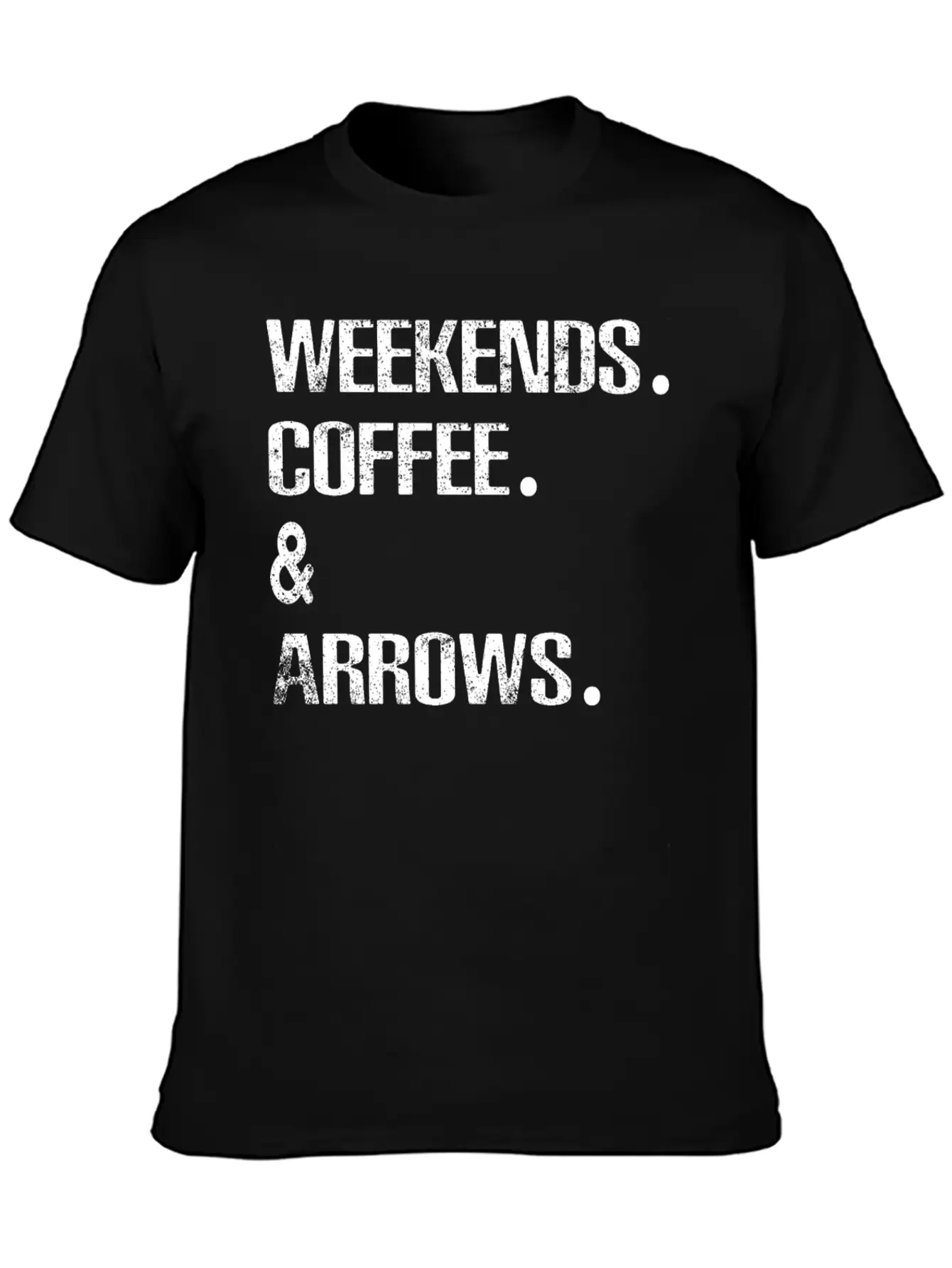 Archery Arrows Lovers Weekends And Coffee Basic Graphic T-Shirt – Daily Comfort In Soft Cotton