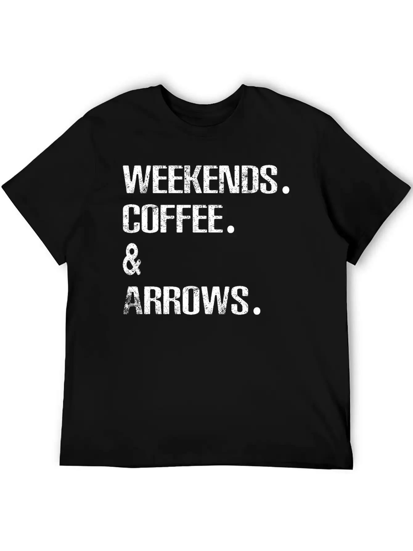 Archery Arrows Lovers Weekends And Coffee Basic Graphic T-Shirt – Daily Comfort In Soft Cotton