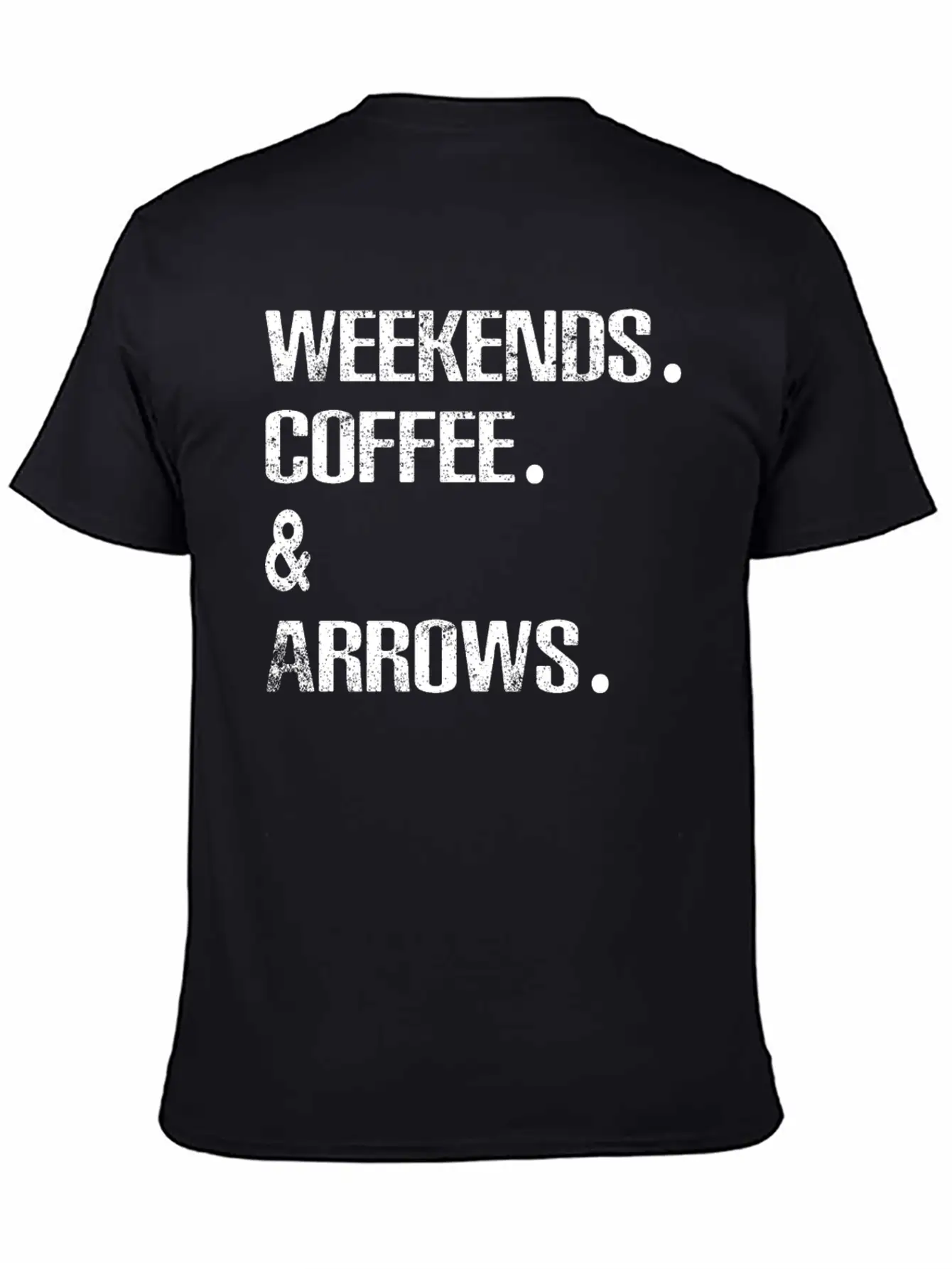 Archery Arrows Lovers Weekends And Coffee Basic Graphic T-Shirt – Daily Comfort In Soft Cotton