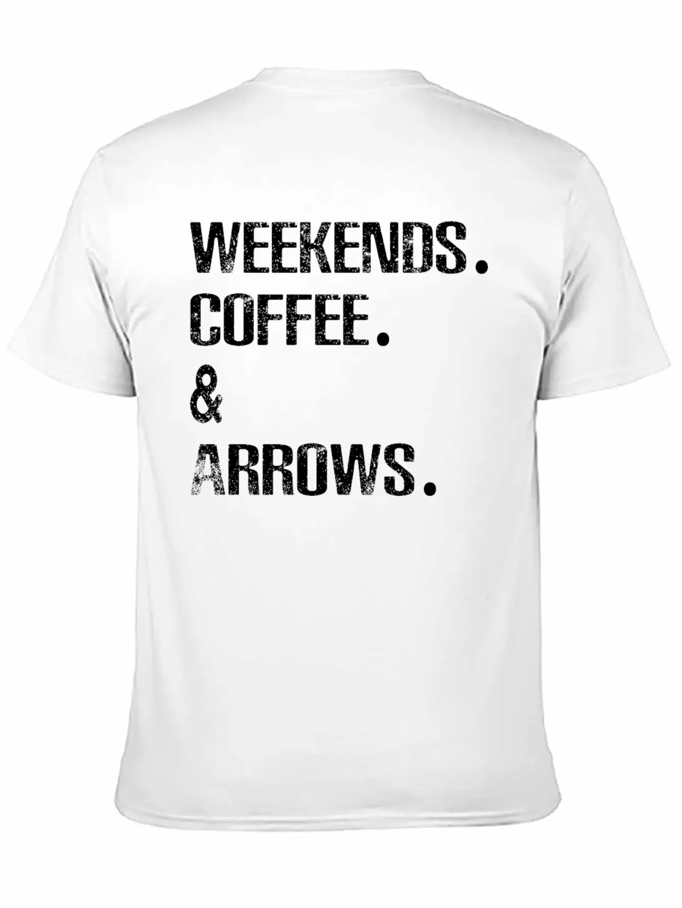 Archery Arrows Lovers Weekends And Coffee Basic Graphic T-Shirt – Daily Comfort In Soft Cotton