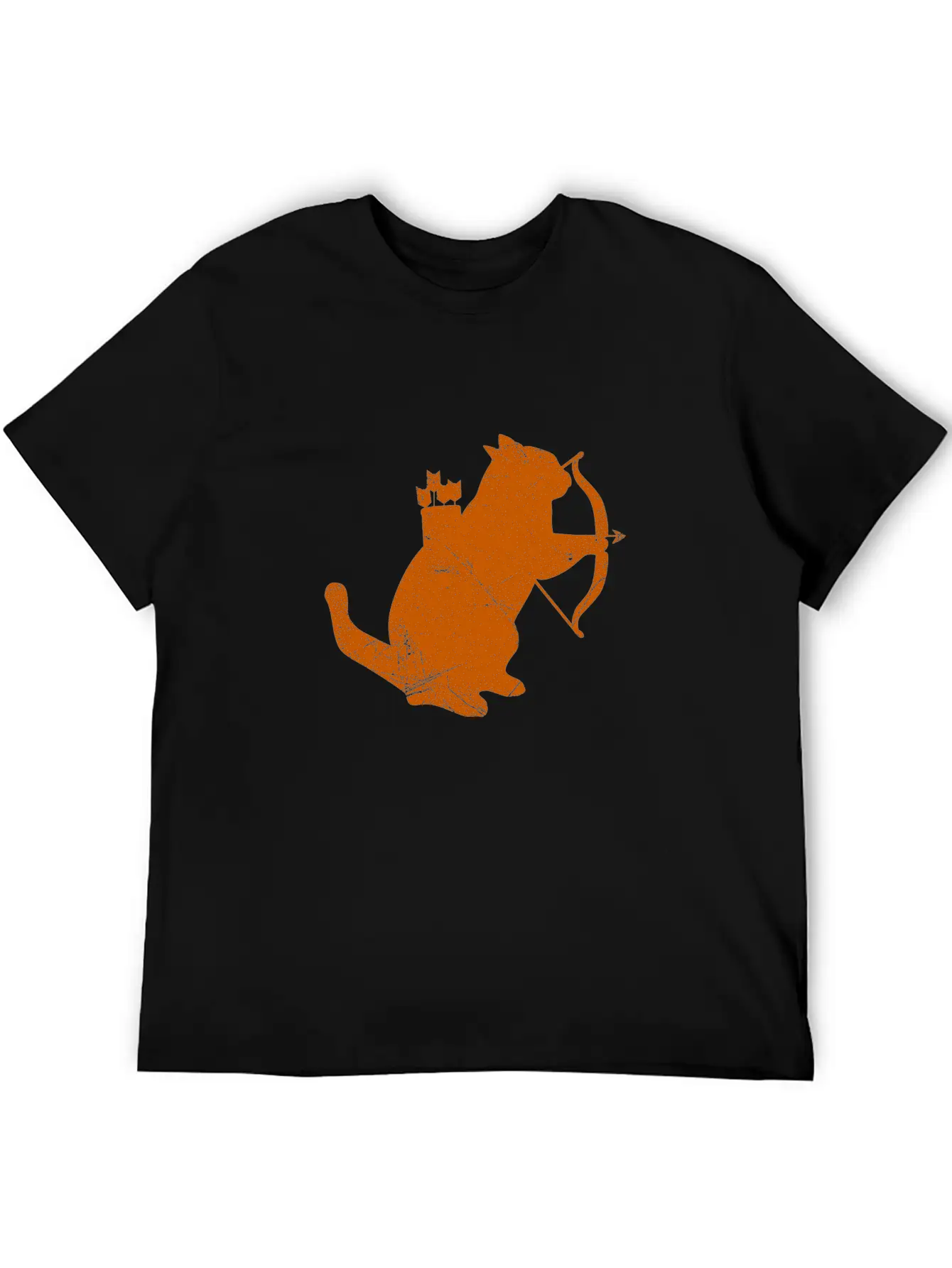 Archery Cat Archer Cat Lover Funny Gift Idea Unisex Casual T-Shirt – Clean Design For Daily Comfort
