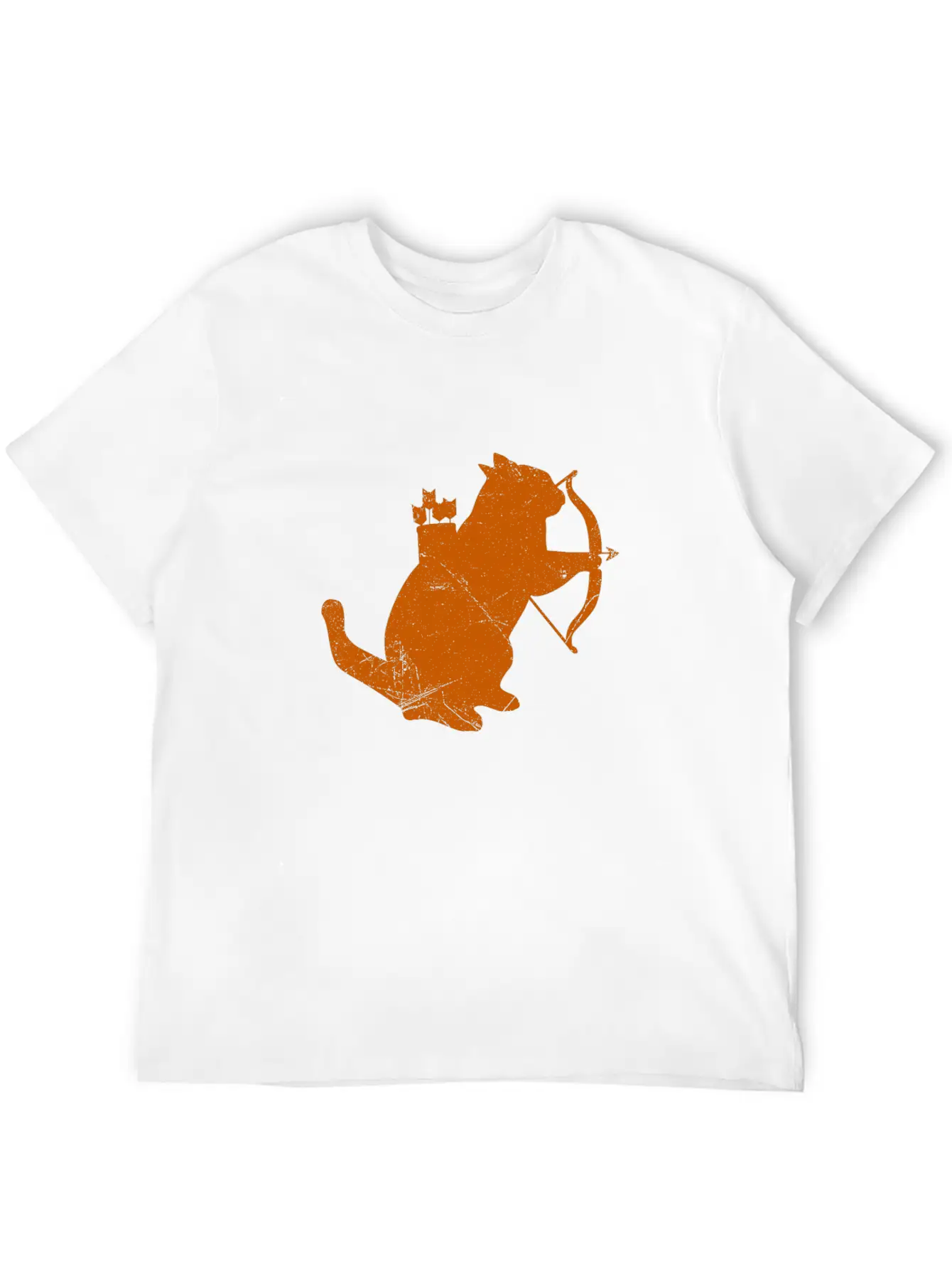 Archery Cat Archer Cat Lover Funny Gift Idea Unisex Casual T-Shirt – Clean Design For Daily Comfort