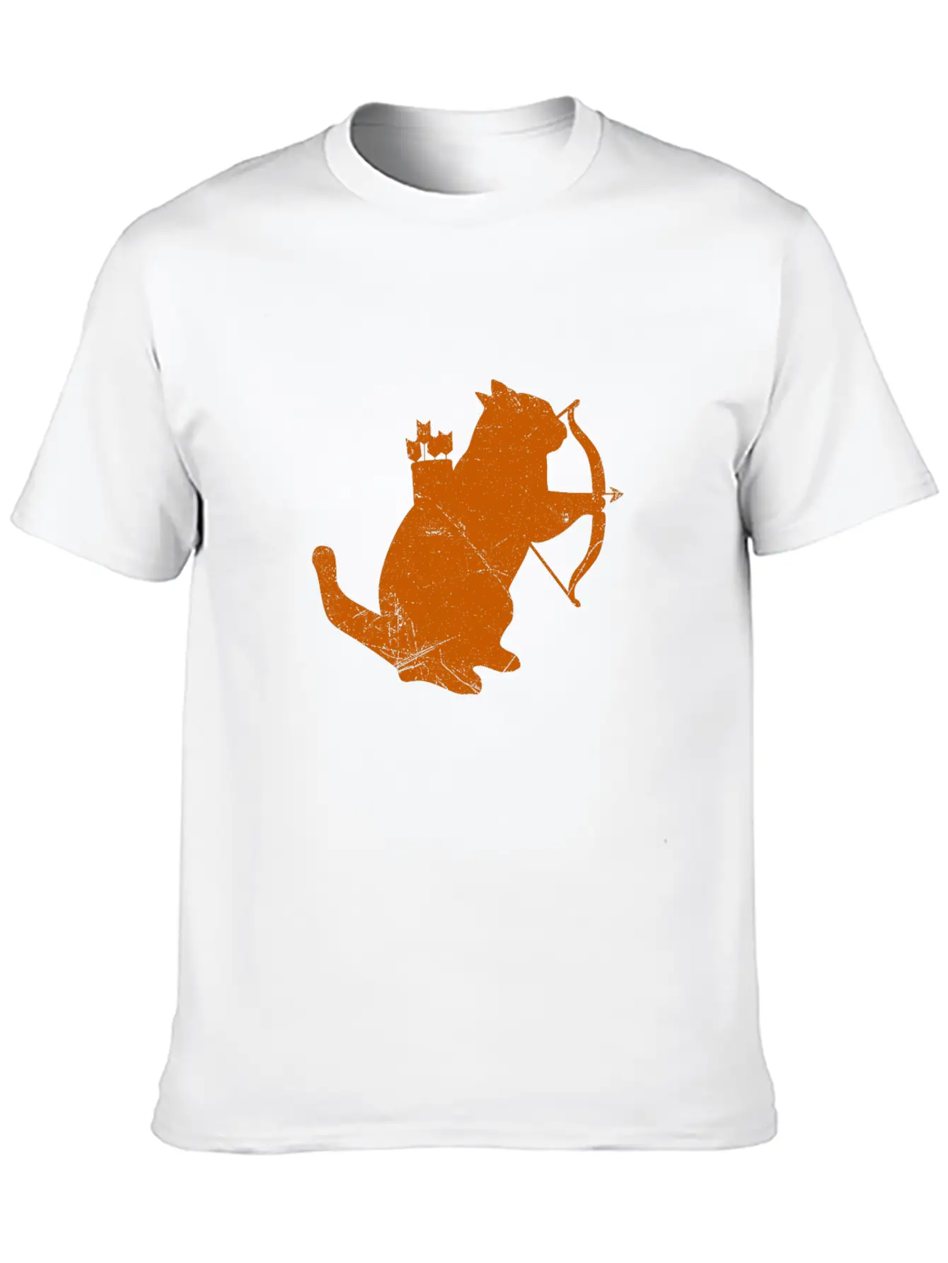 Archery Cat Archer Cat Lover Funny Gift Idea Unisex Casual T-Shirt – Clean Design For Daily Comfort