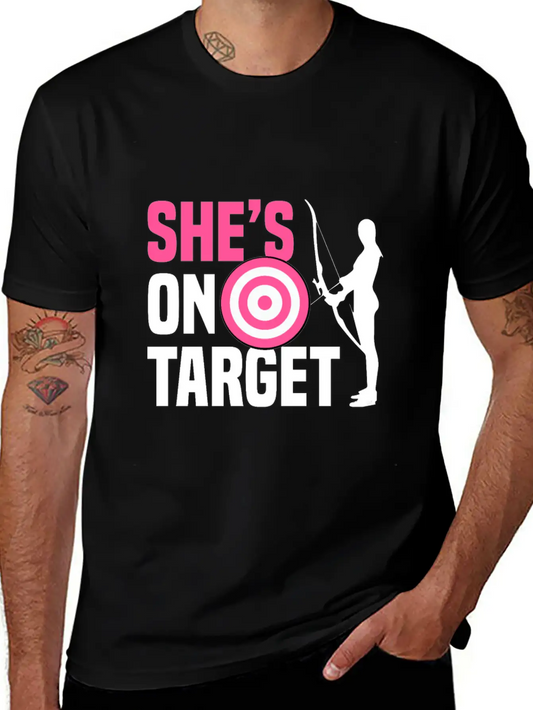 Archery Classic Fit Graphic Tee For Daily Comfort – Unisex Cotton Shirt