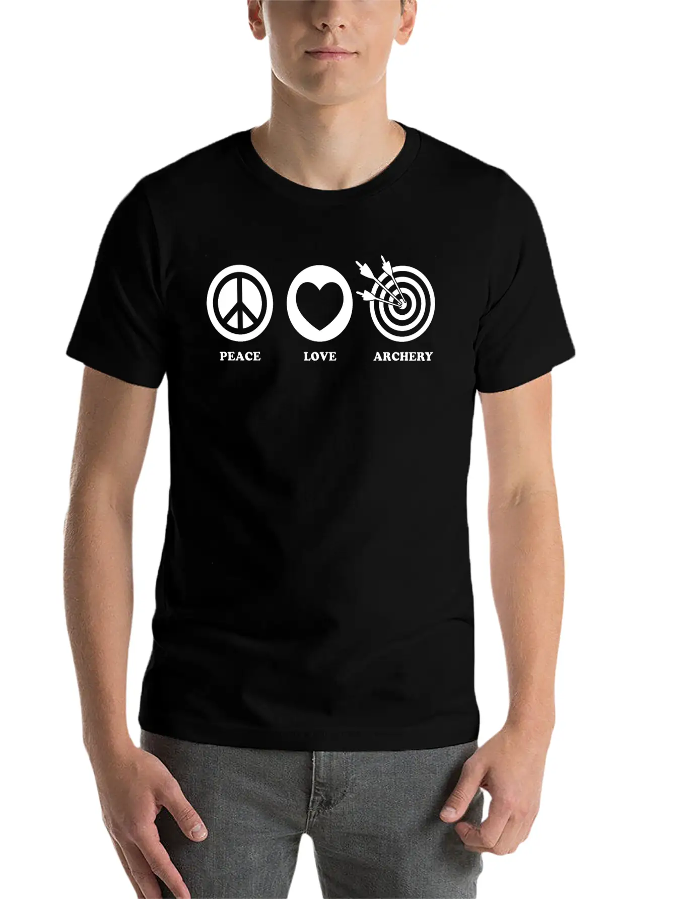 Archery Gift Idea Archer Bow And Arrow Hunting Modern Fit Casual T-Shirt – Clean And Versatile Design