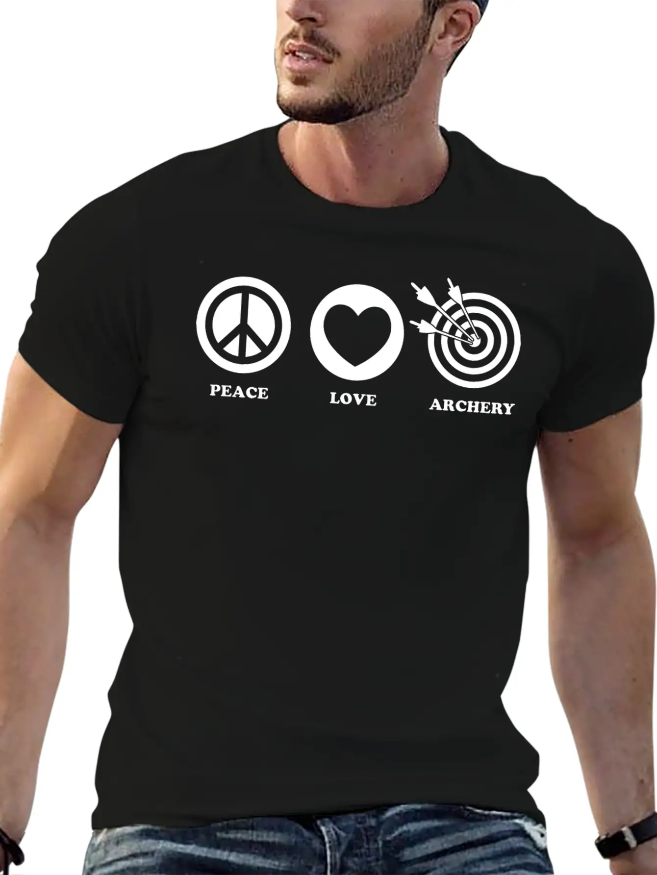 Archery Gift Idea Archer Bow And Arrow Hunting Modern Fit Casual T-Shirt – Clean And Versatile Design