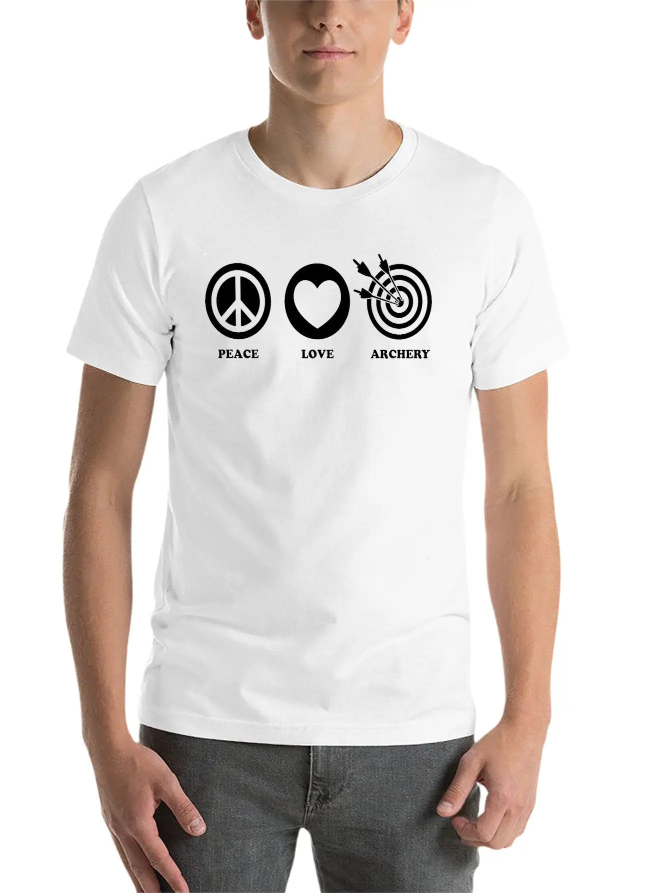 Archery Gift Idea Archer Bow And Arrow Hunting Modern Fit Casual T-Shirt – Clean And Versatile Design