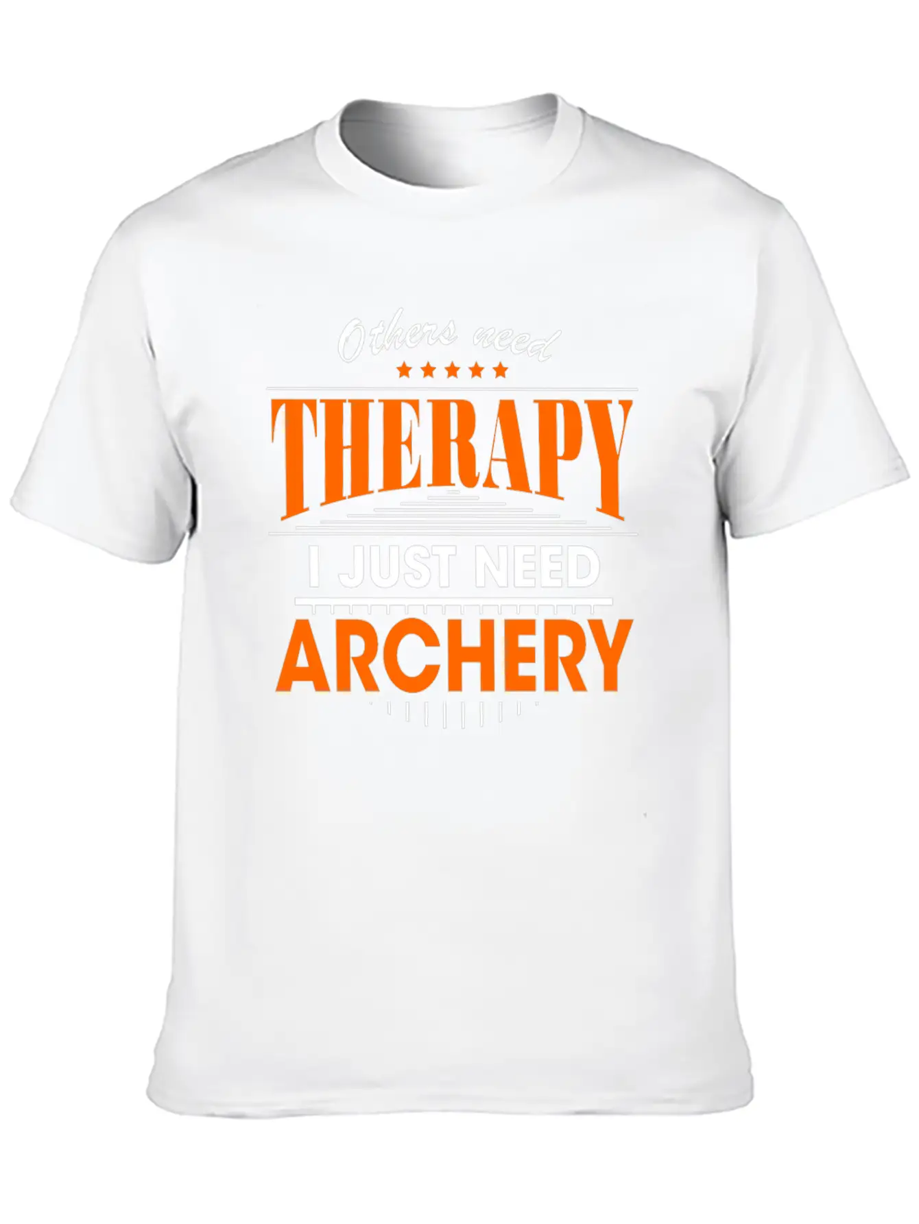 Archery Is My Therapy Lightweight Cotton T-Shirt – Daily Comfort Graphic Shirt