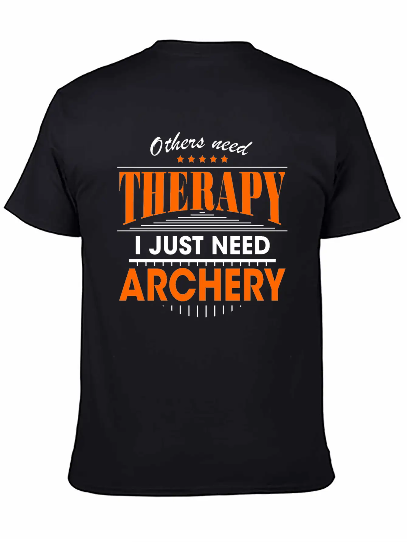 Archery Is My Therapy Lightweight Cotton T-Shirt – Daily Comfort Graphic Shirt