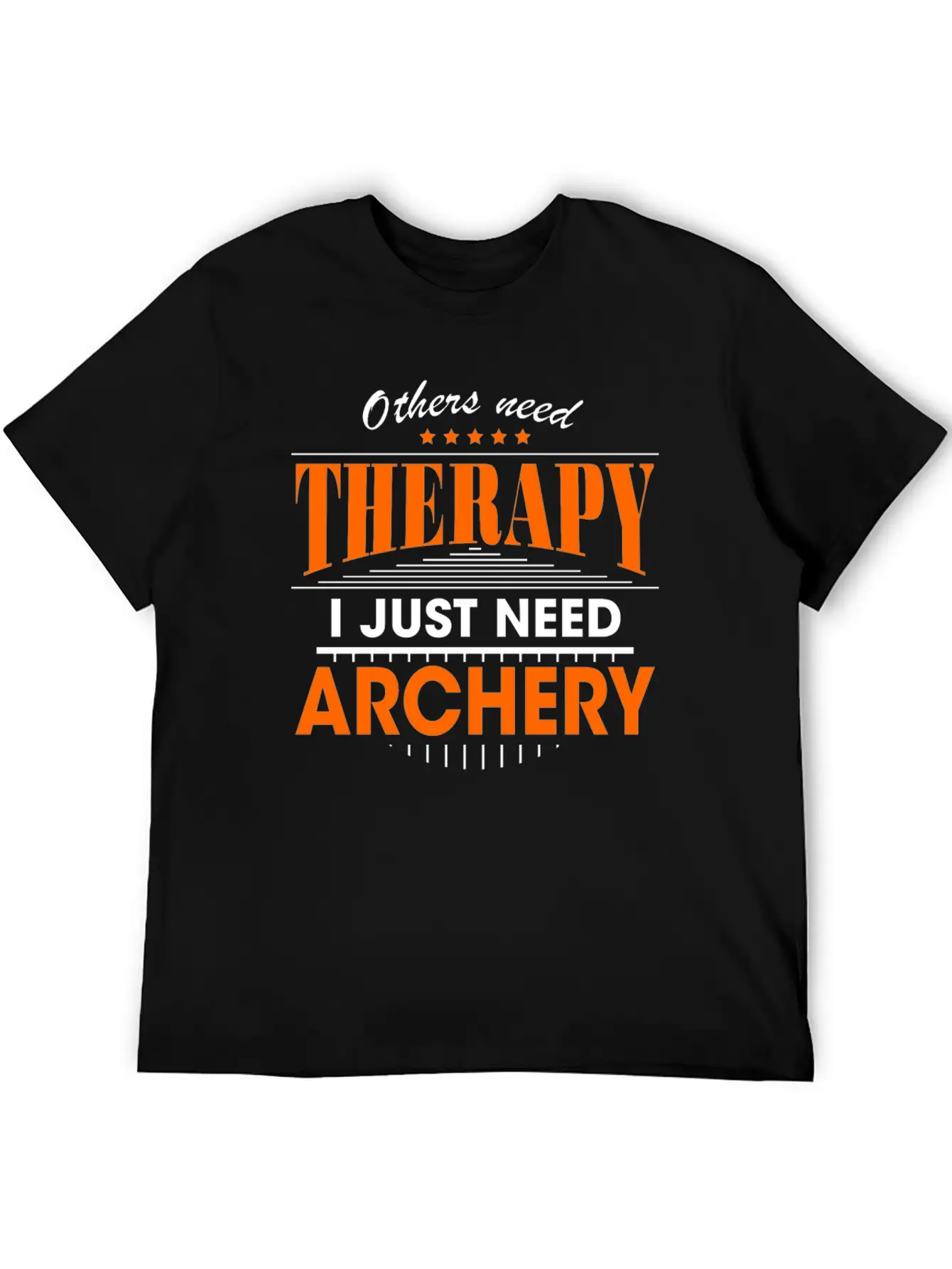 Archery Is My Therapy Lightweight Cotton T-Shirt – Daily Comfort Graphic Shirt