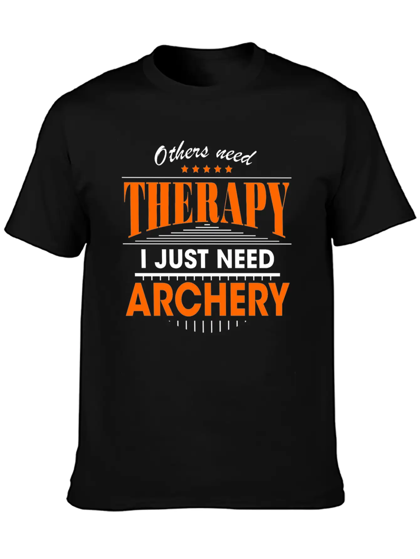 Archery Is My Therapy Lightweight Cotton T-Shirt – Daily Comfort Graphic Shirt
