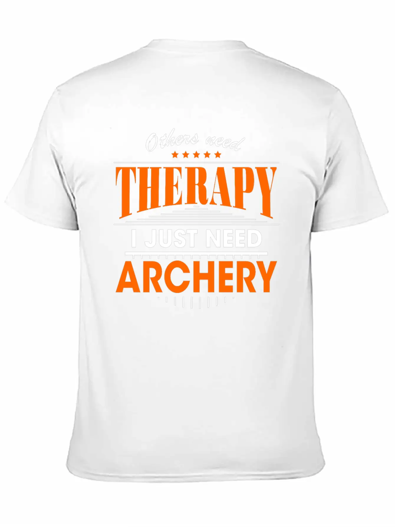Archery Is My Therapy Lightweight Cotton T-Shirt – Daily Comfort Graphic Shirt