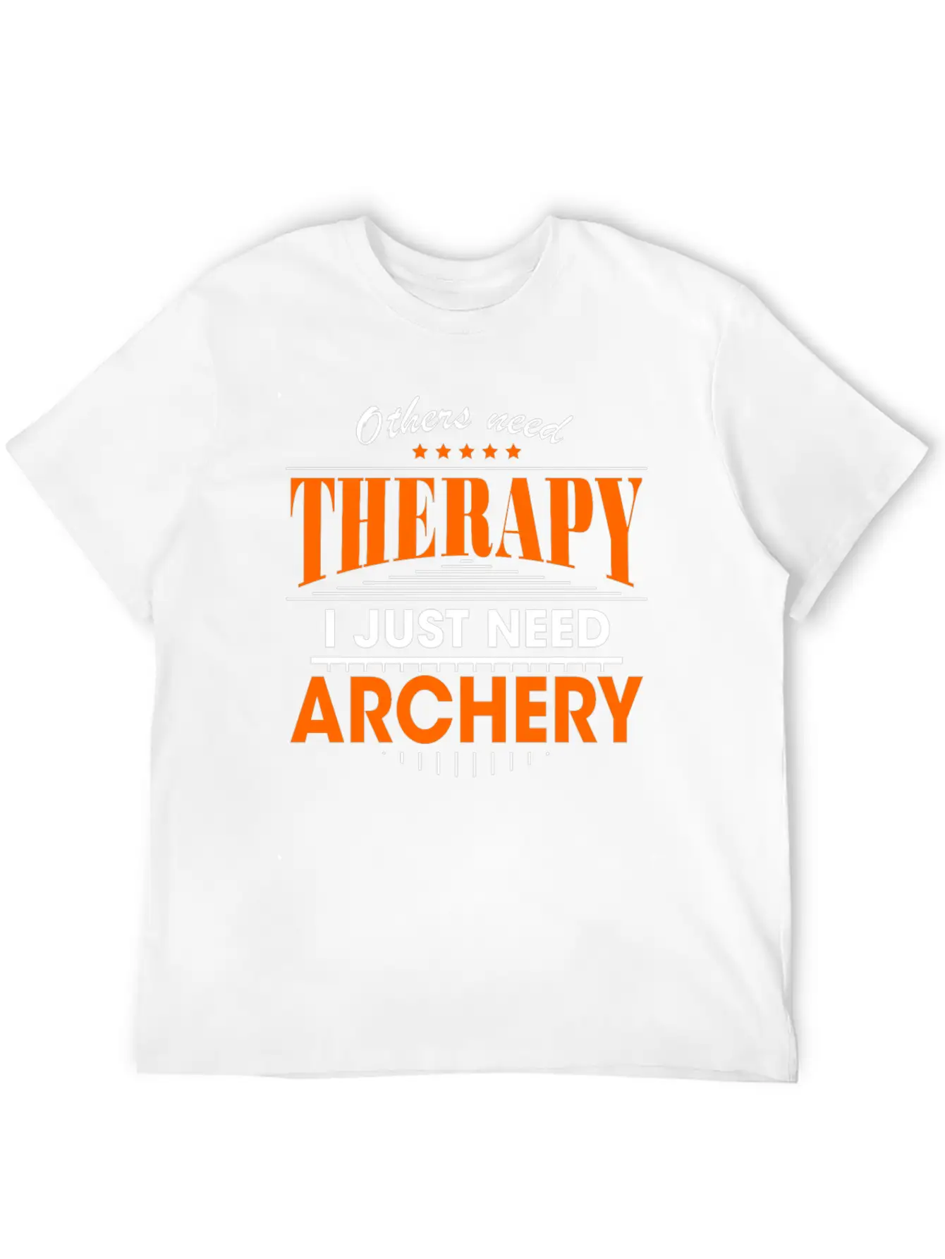 Archery Is My Therapy Lightweight Cotton T-Shirt – Daily Comfort Graphic Shirt
