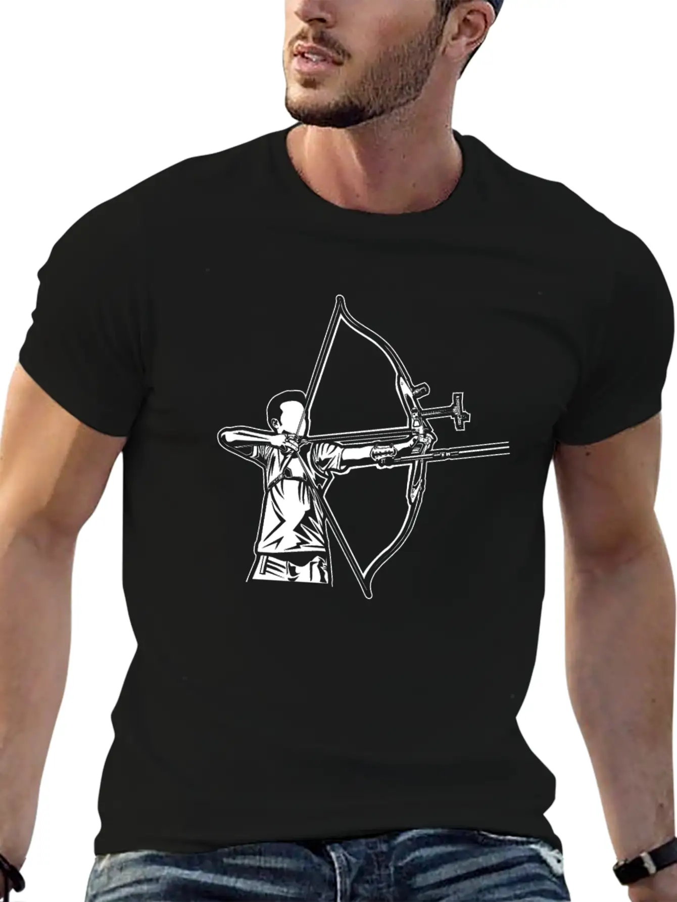 Archery Lightweight Cotton T-Shirt – Daily Comfort Graphic Shirt
