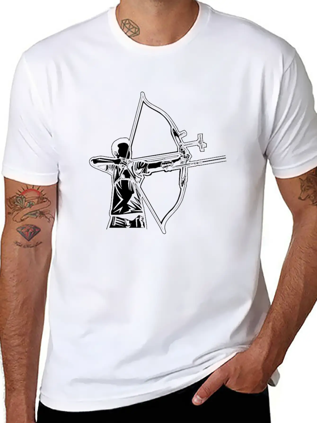 Archery Lightweight Cotton T-Shirt – Daily Comfort Graphic Shirt