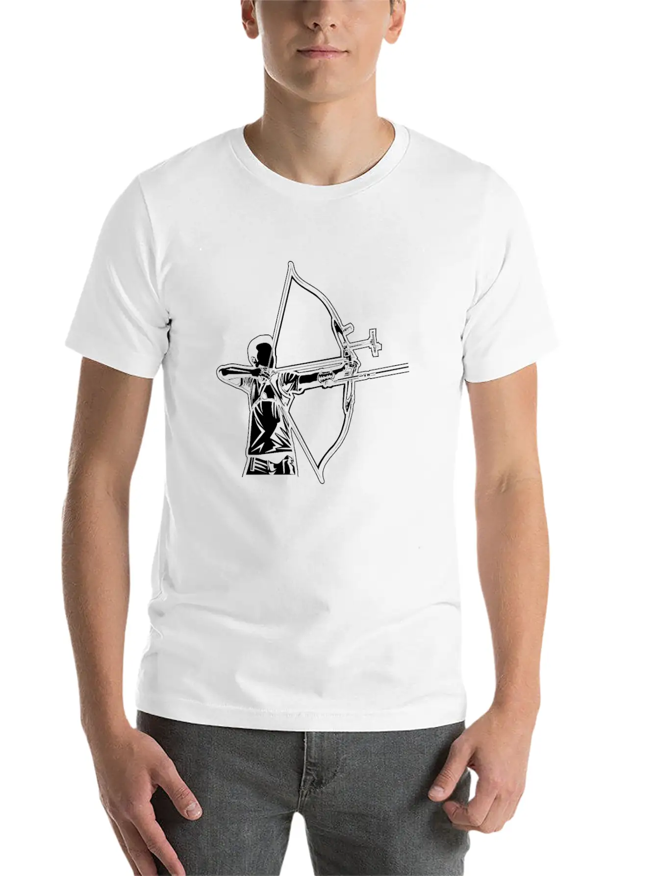 Archery Lightweight Cotton T-Shirt – Daily Comfort Graphic Shirt